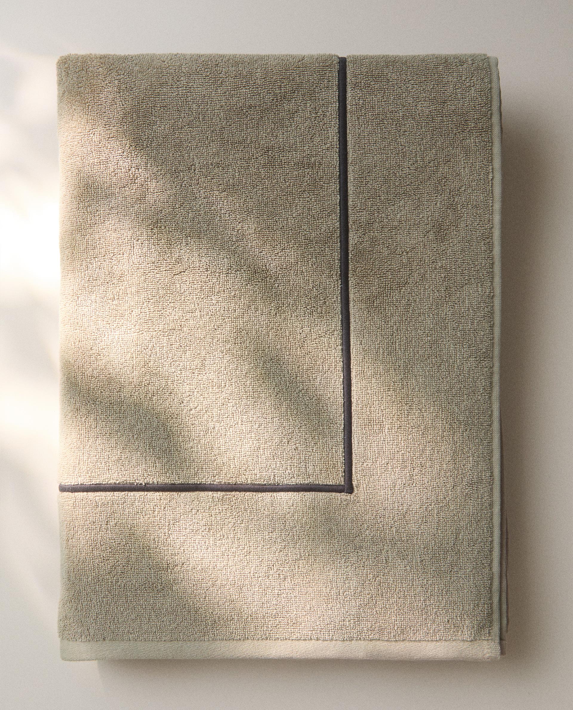 SERVIETTE DE BAIN PLAGE LISSE BORDURE SERVIETTE DE BAIN PLAGE LISSE BORDURE