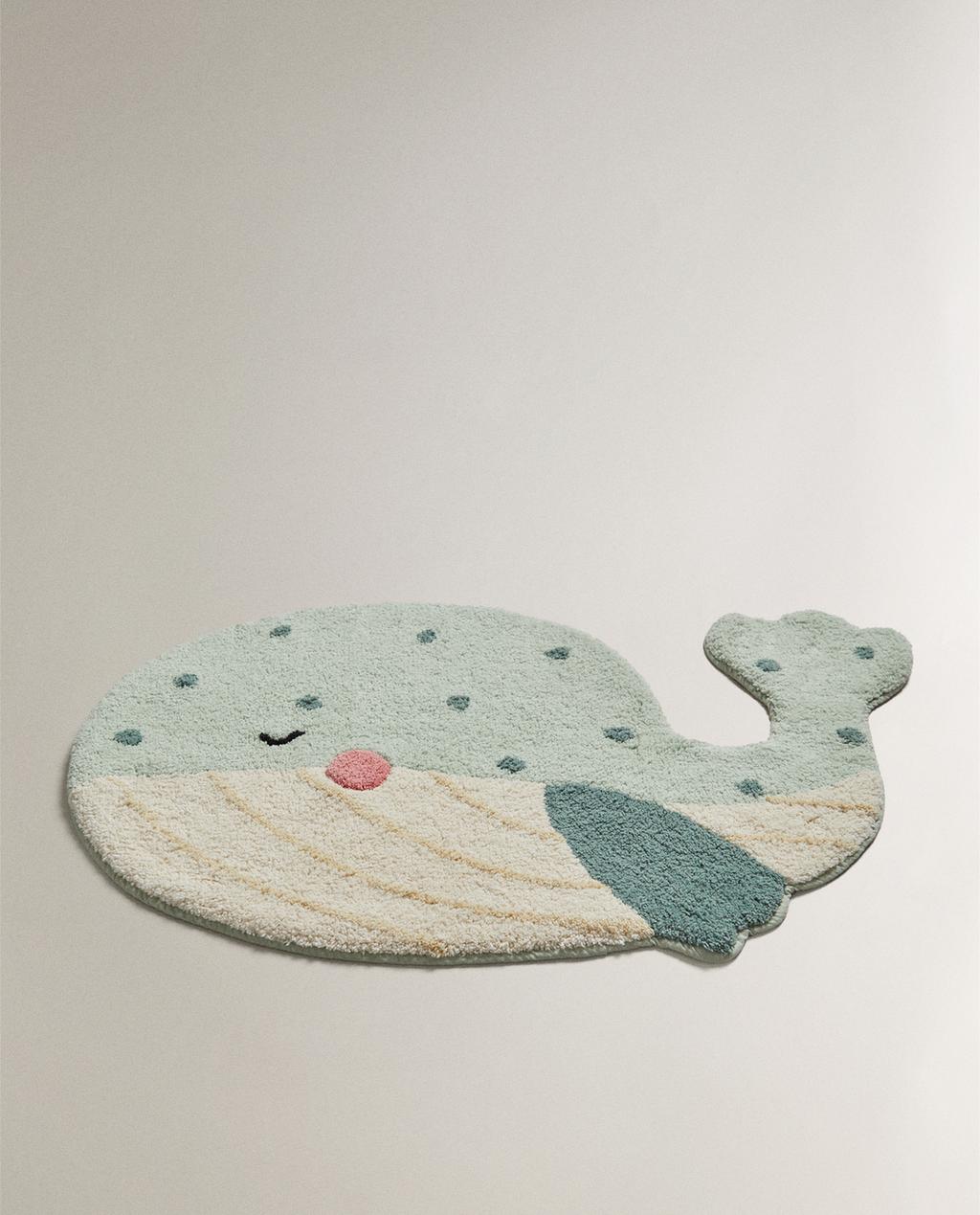 TAPIS DE BAIN ENFANT BALEINE