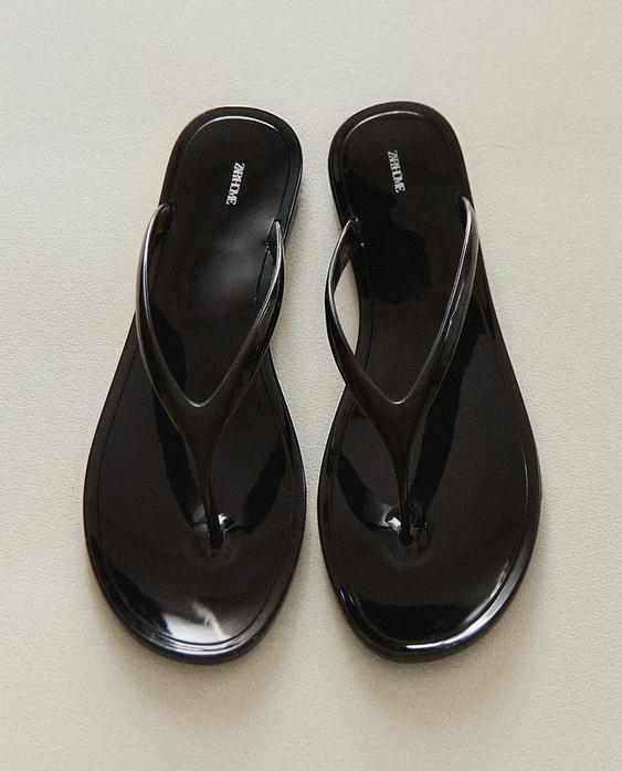 FLAT JELLY SANDALS
