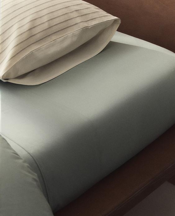 DRAP-HOUSSE COTON PERCALE | 40 CM DE HAUT (300 FILS) DRAP-HOUSSE COTON PERCALE | 40 CM DE HAUT (300 FILS)