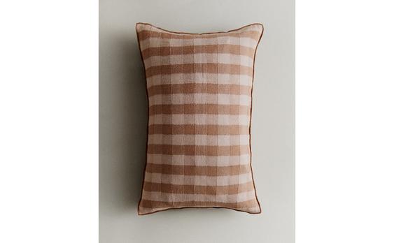 GINGHAM CUSHION COVER