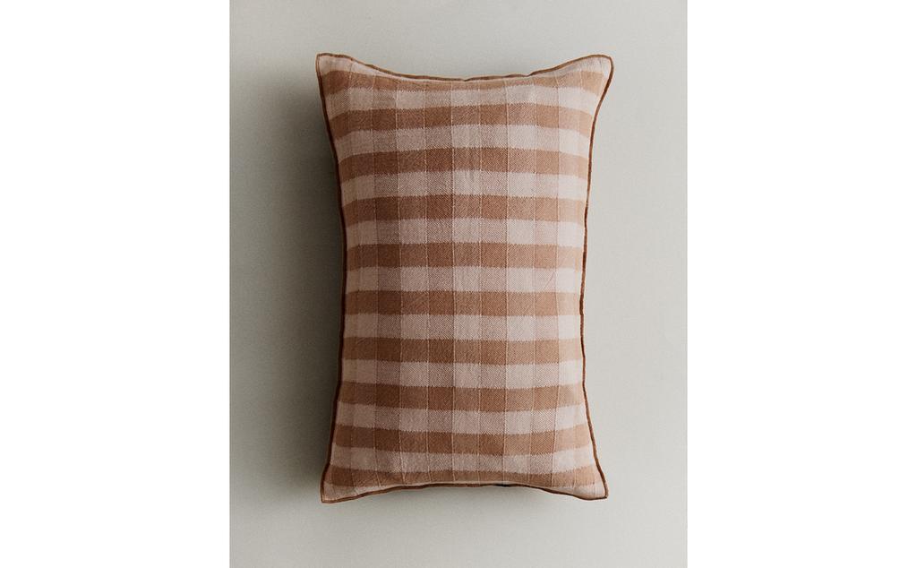 GINGHAM CUSHION COVER