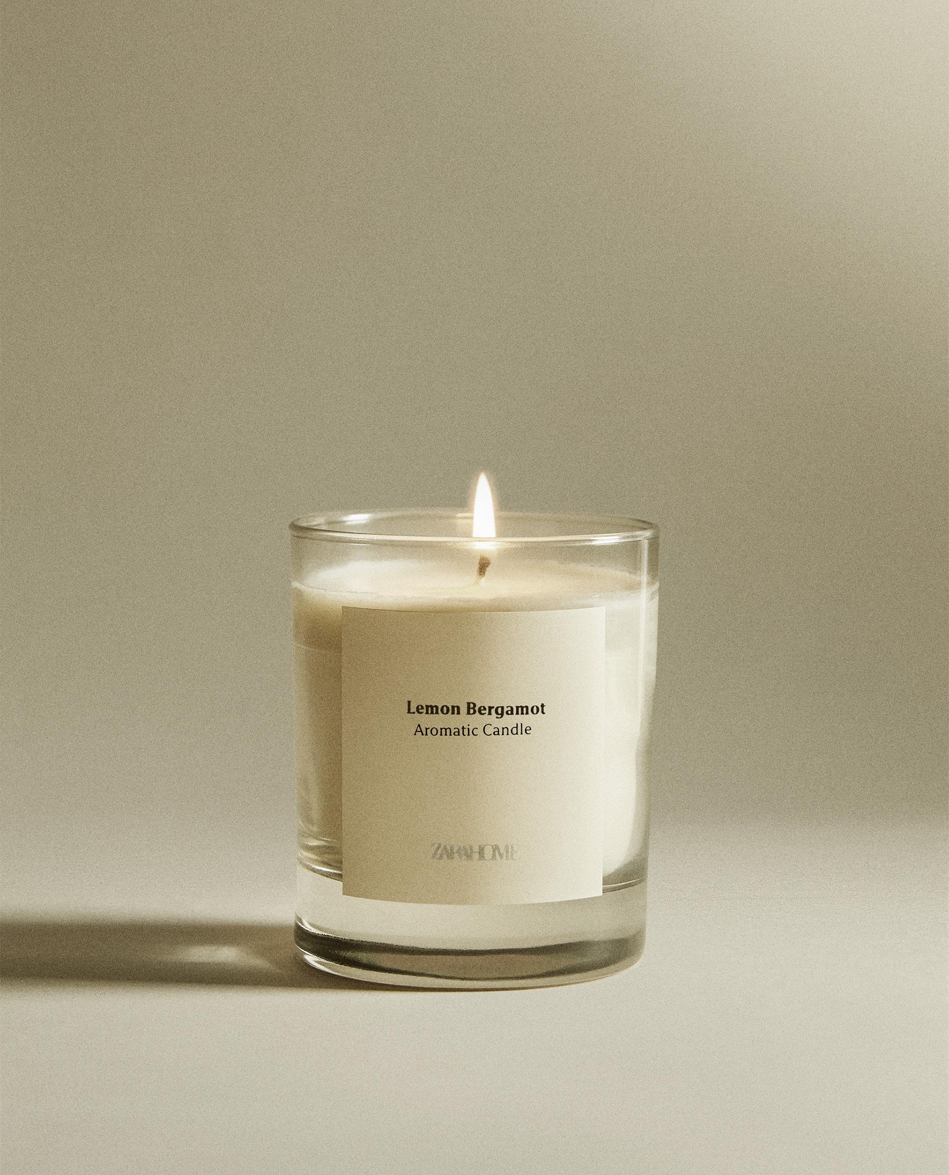 ♦️♦️♦️♦️LA CERAMIQUE SONG♦️♦️♦️♦️ 200 G) LEMON BERGAMOT SCENTED CANDLE | Zara Home United