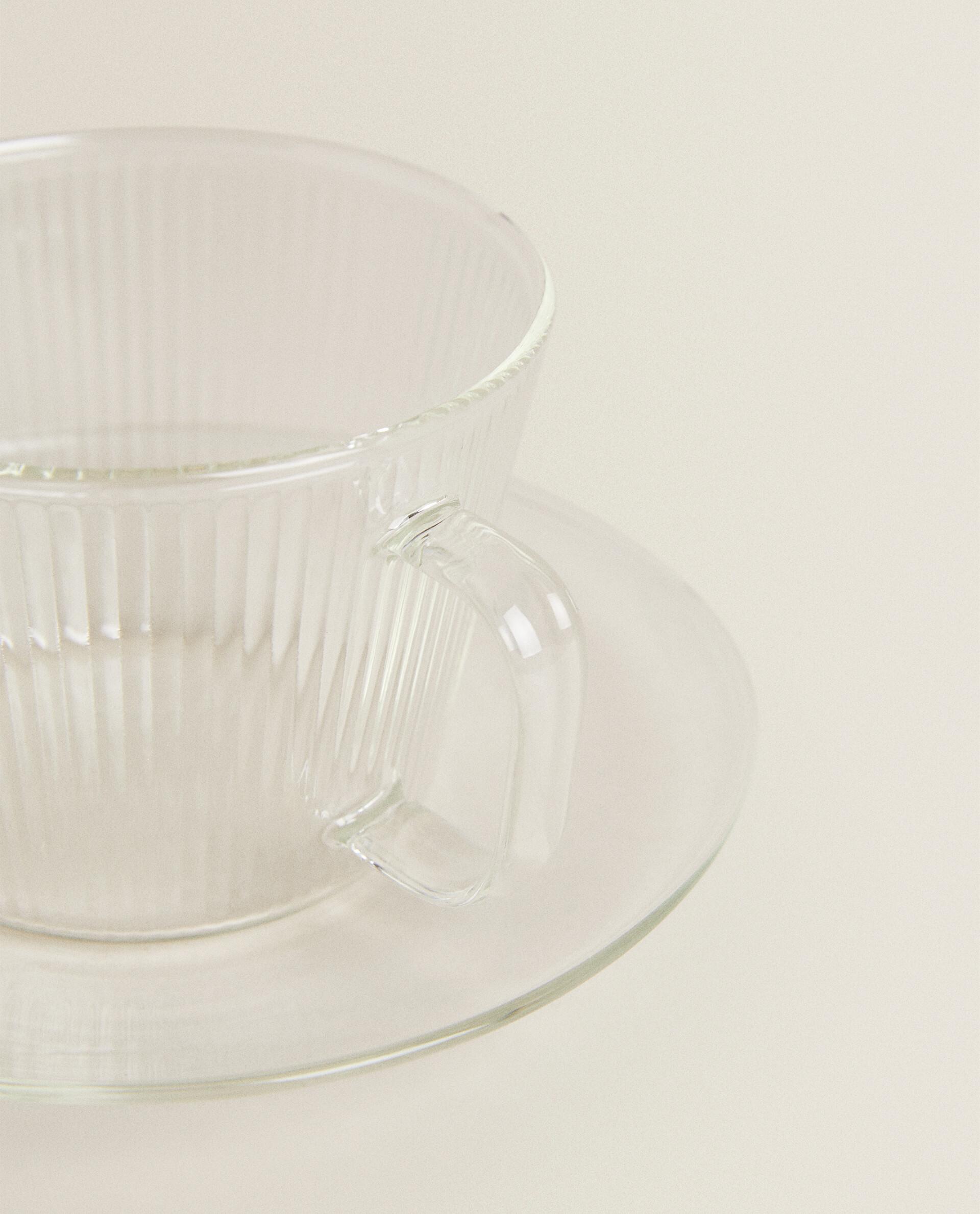 BOROSILICATE GLASS TEACUP AND SAUCER product thumbnail 11