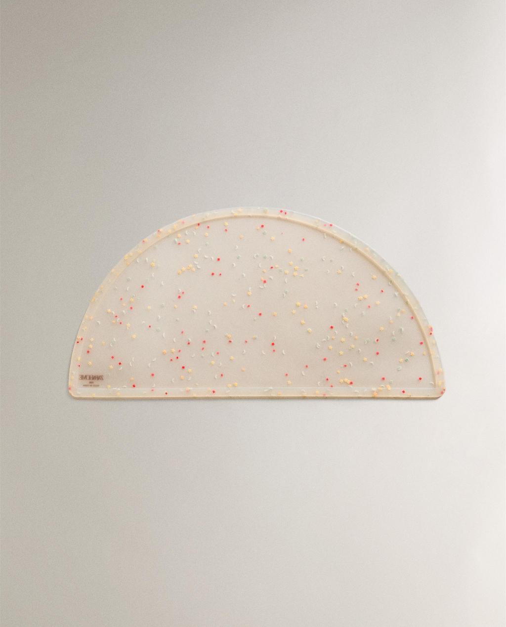 キッズ シリコン プレースマット コンフェッティ キッズ シリコン プレースマット コンフェッティ