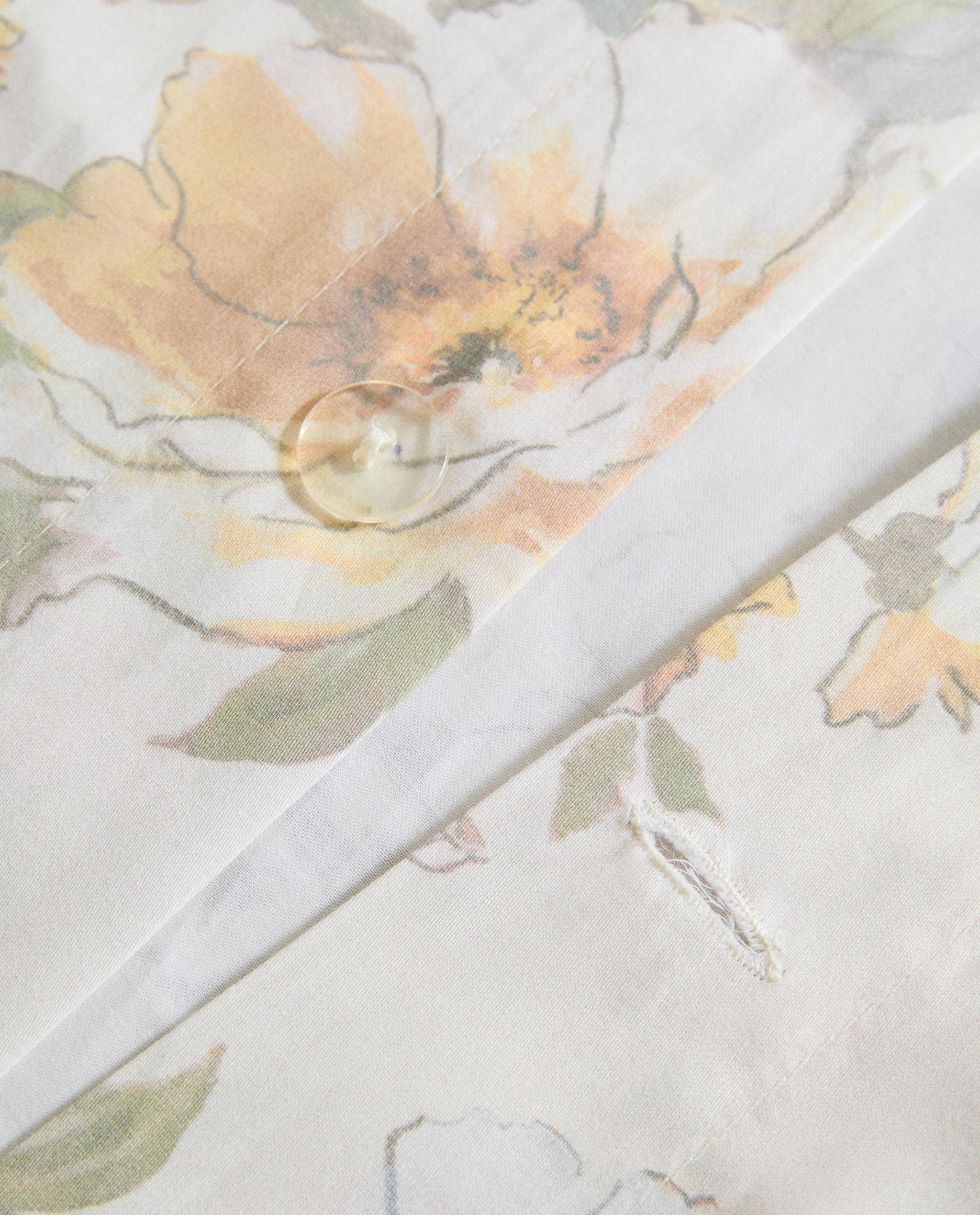 SATEEN FLORAL DUVET COVER product thumbnail 5