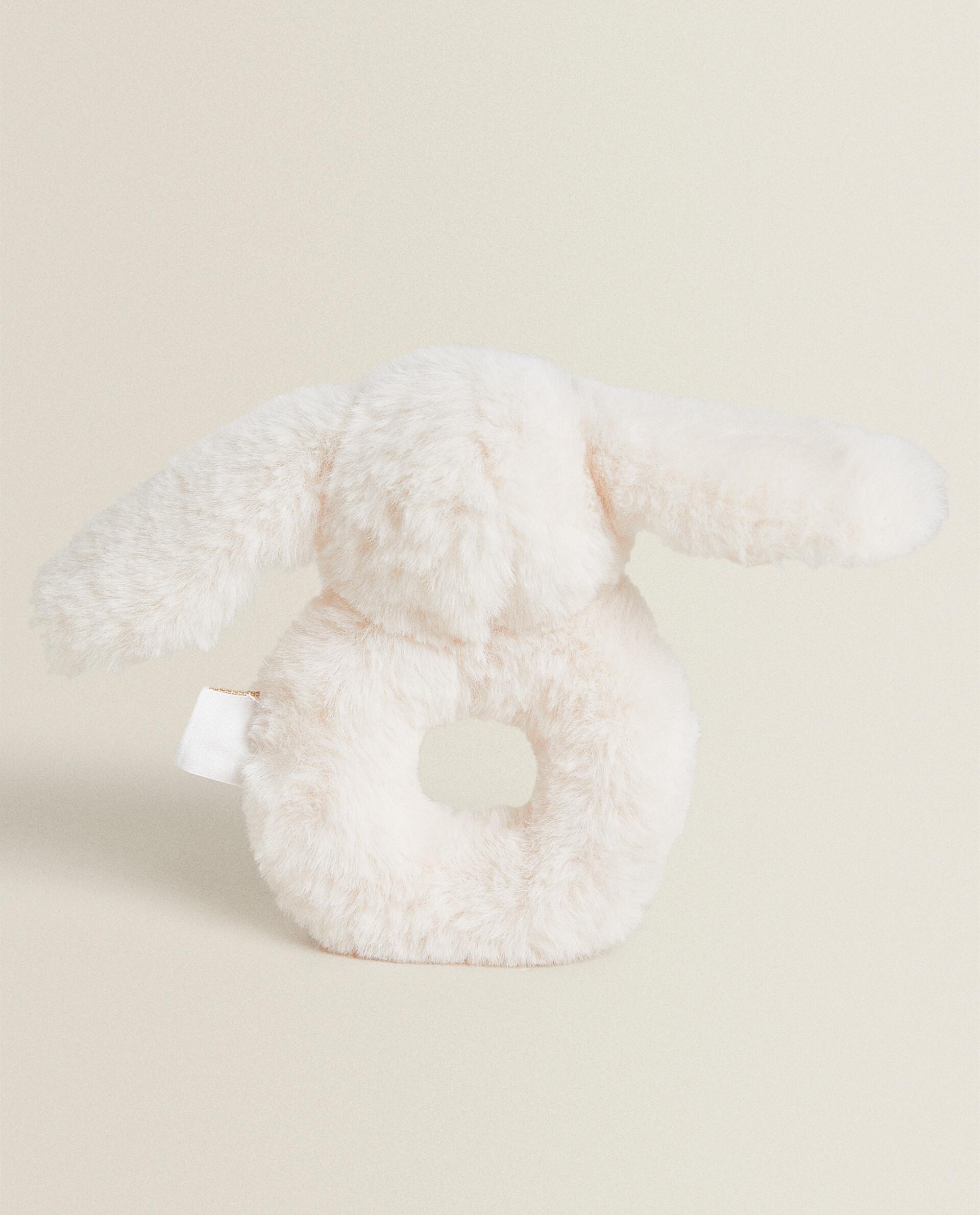 CHILDREN’S BUNNY PLUSH TOY RATTLE