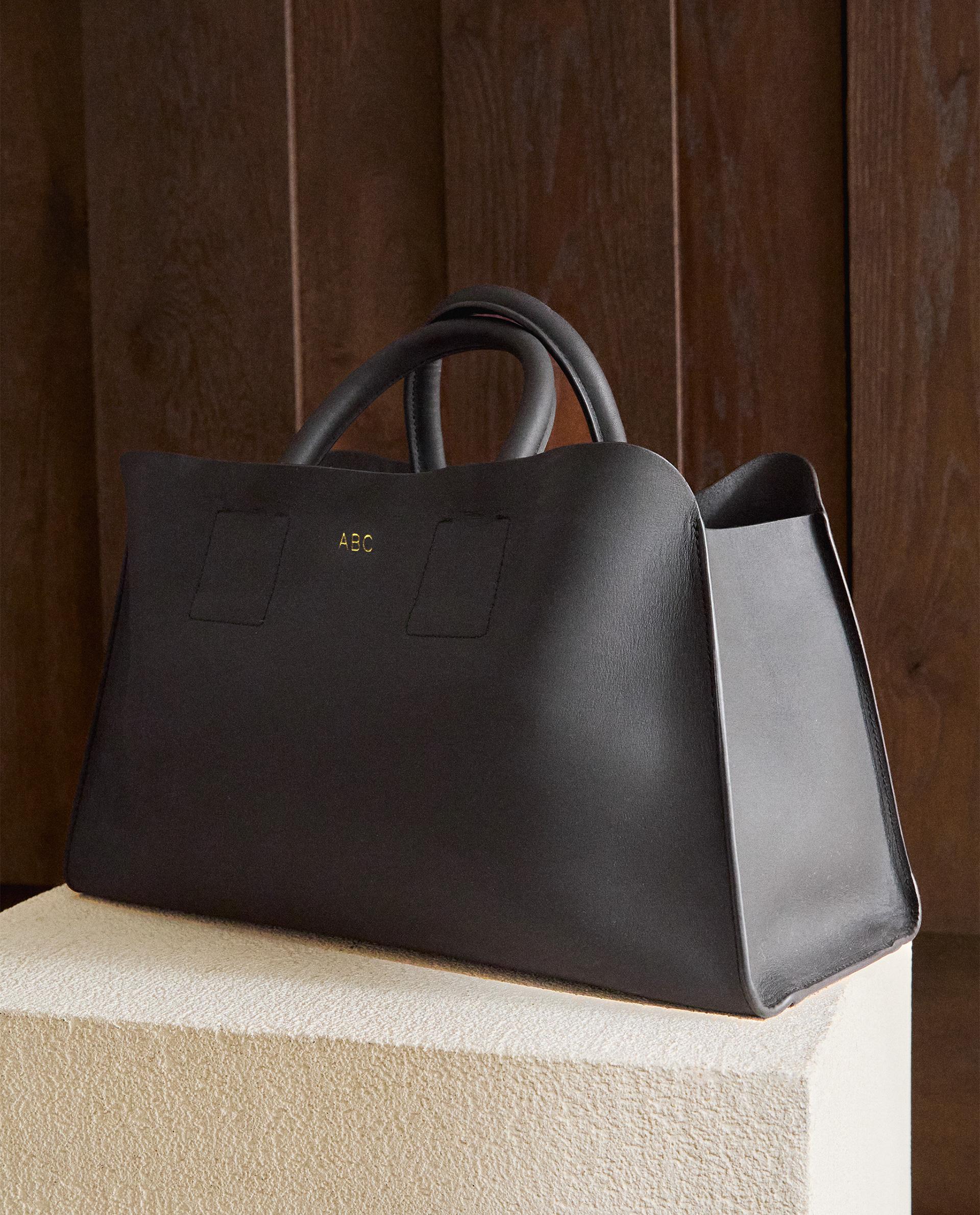 MINI TOTE BAG DE COURO | Zara Home Brasil