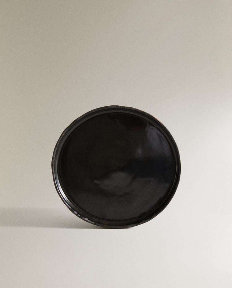 黑色陶瓷浴室肥皂碟