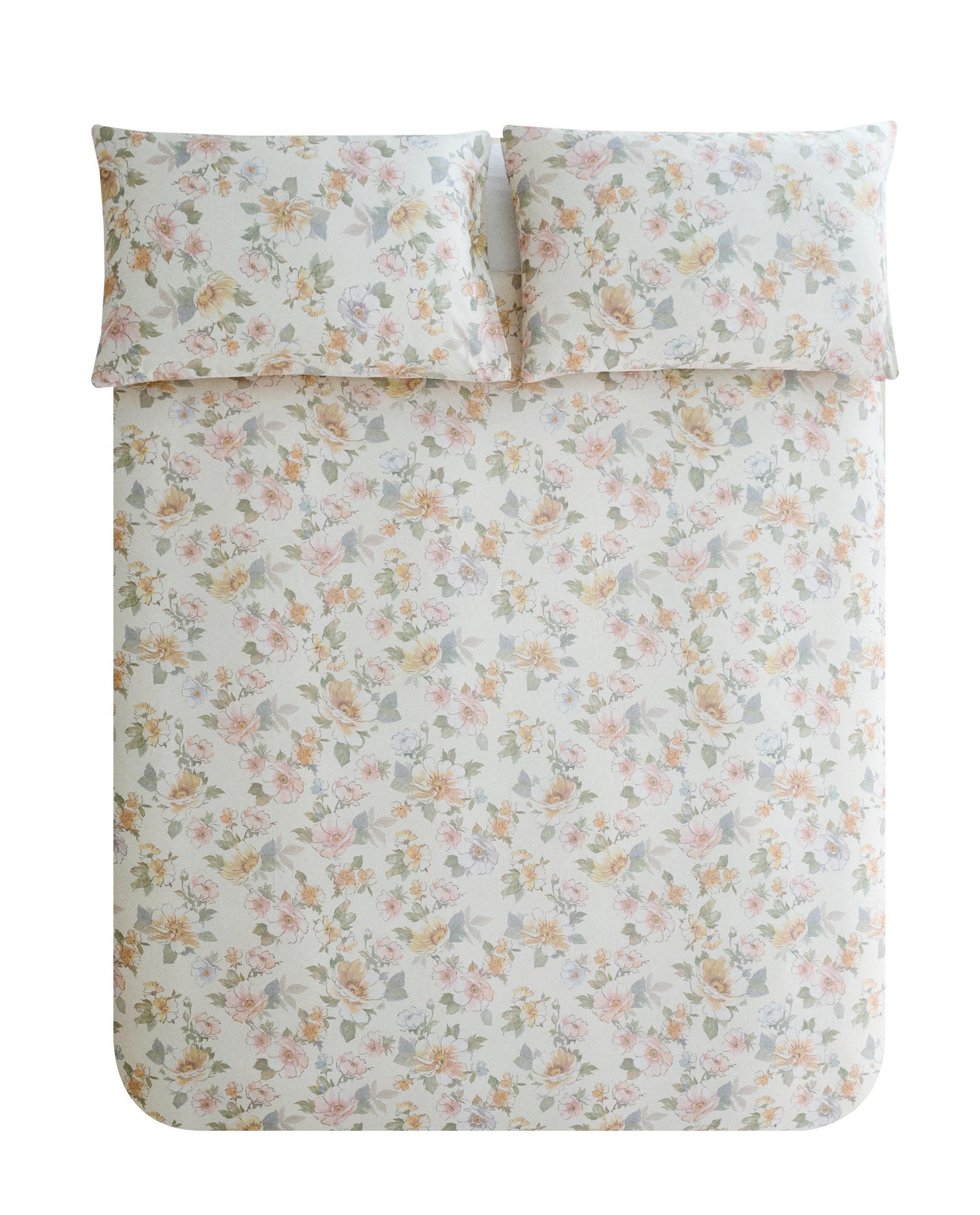 SATEEN FLORAL DUVET COVER product thumbnail 4