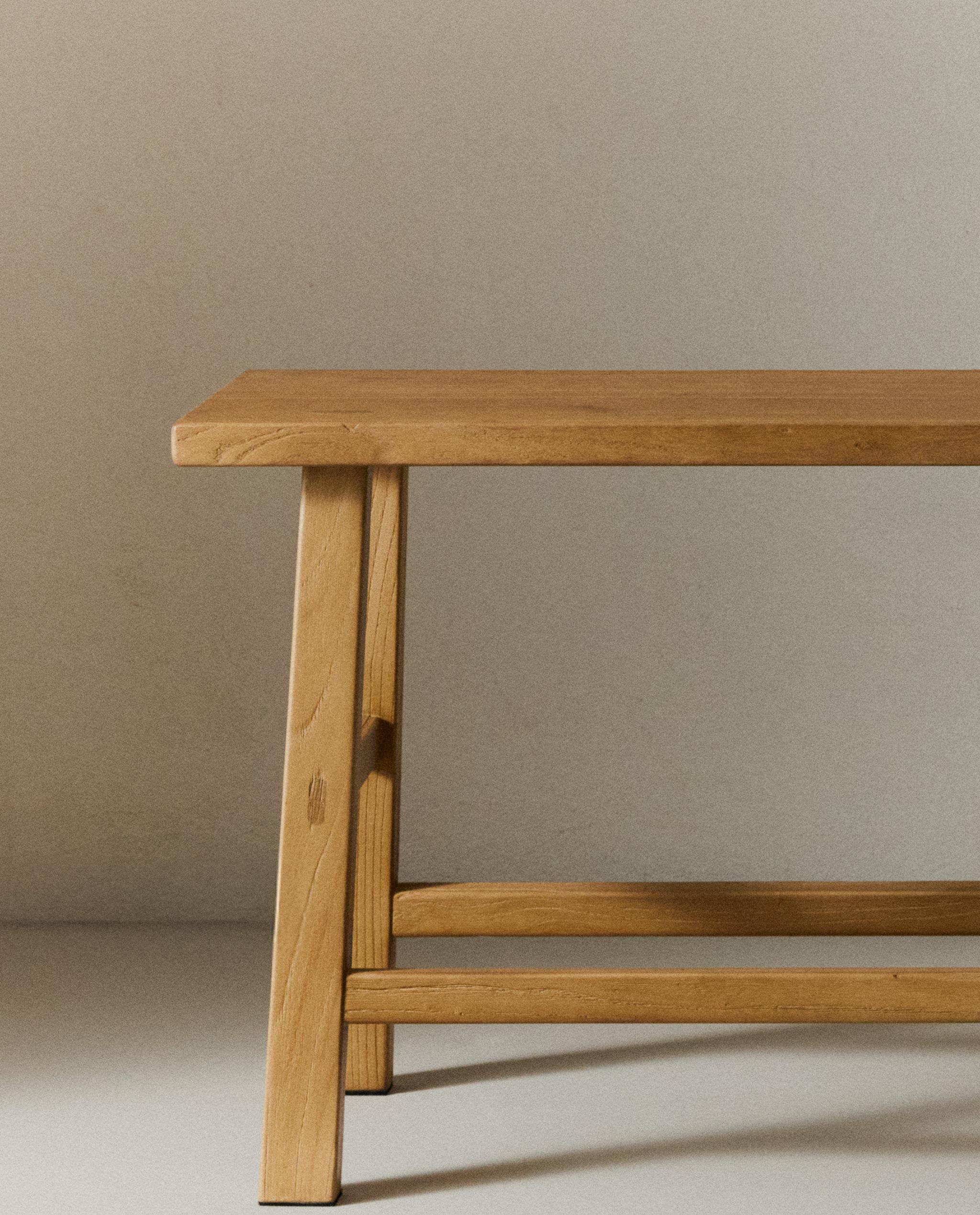 ELM WOOD BENCH