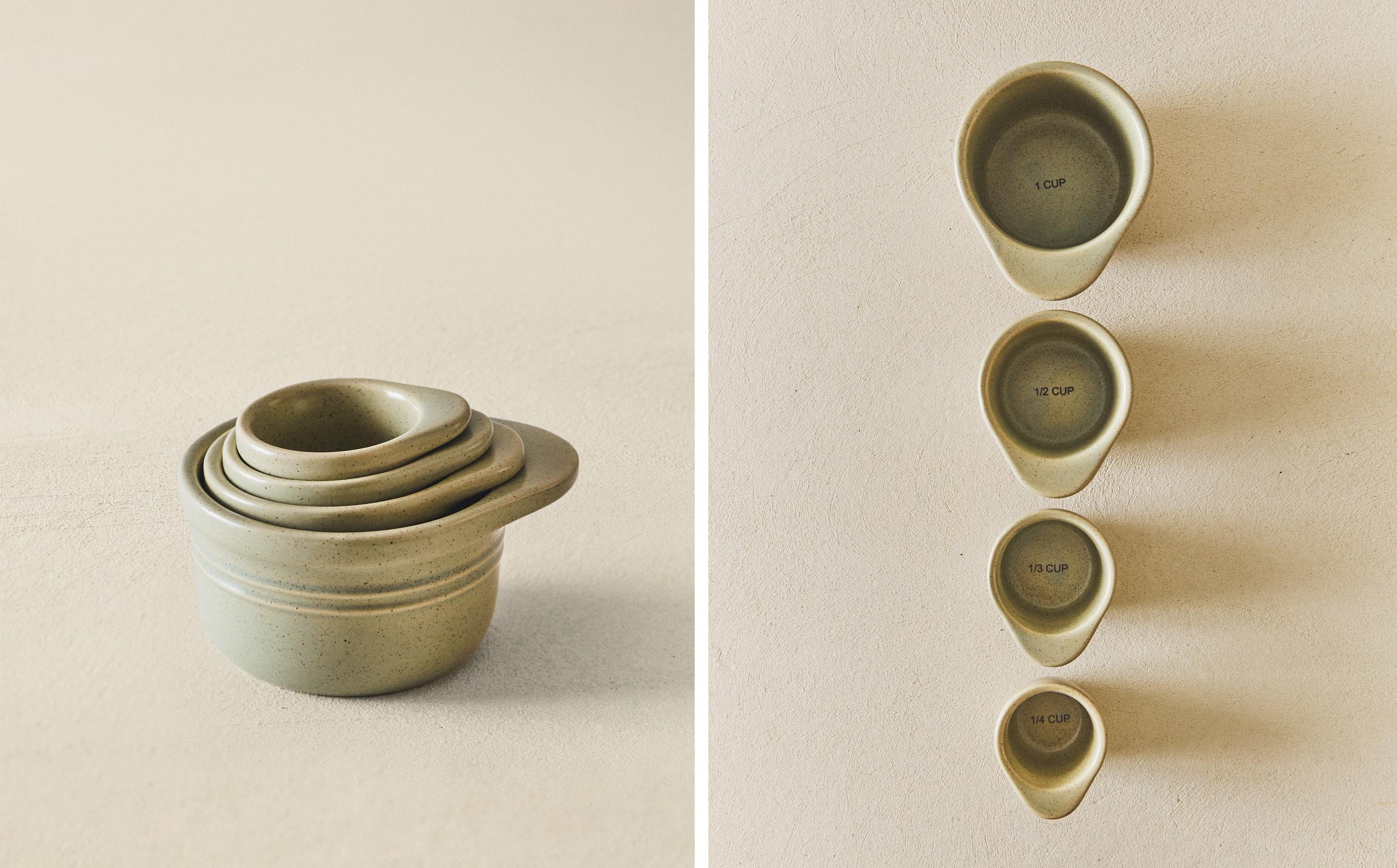 【ZARA 】深皿とカップソーサーの2点セット/白色葉模様の食器セット ZARA HOME】深皿とカップソーサーの2点セット/白色葉模様の食器