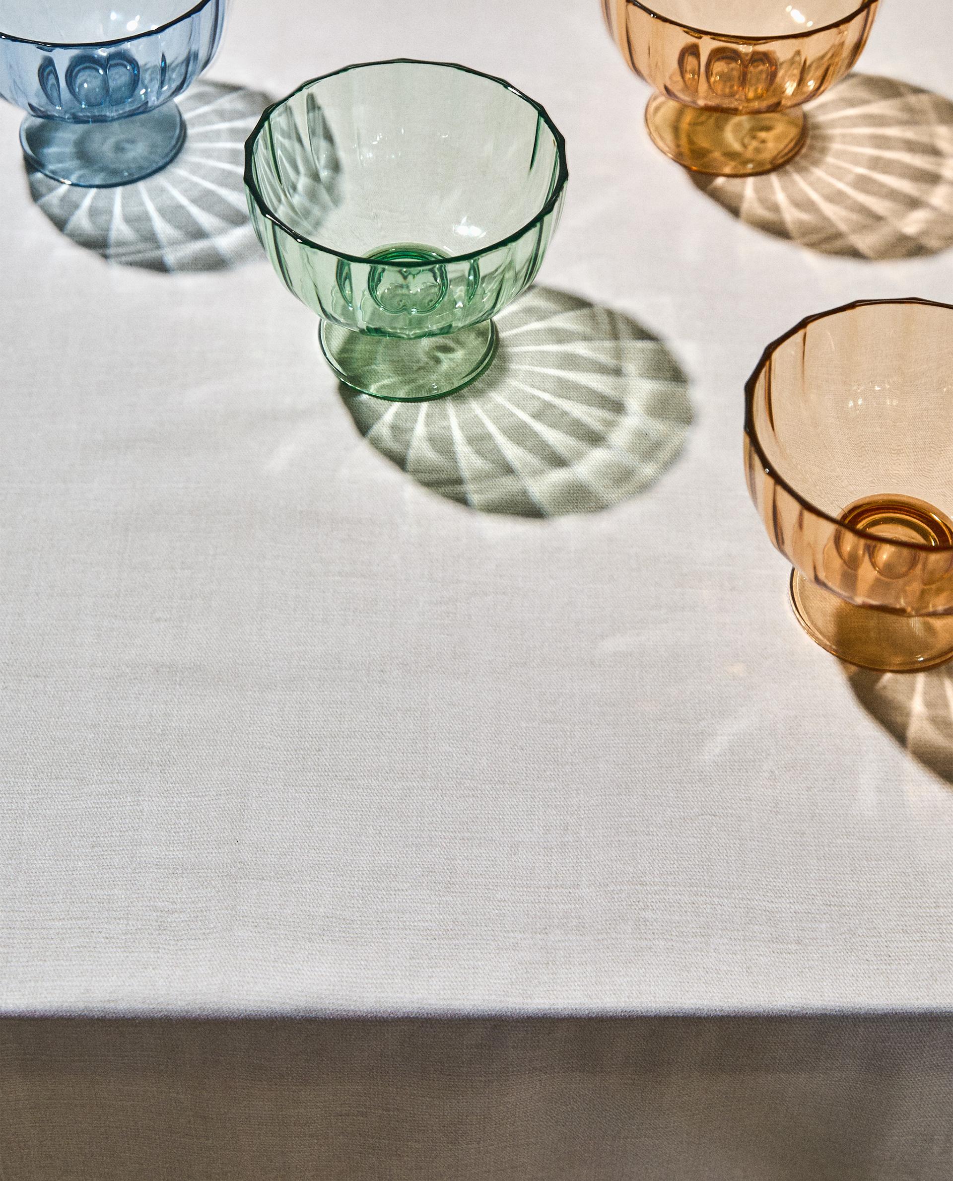 OVERLOCK RESIN-COATED COTTON TABLECLOTH