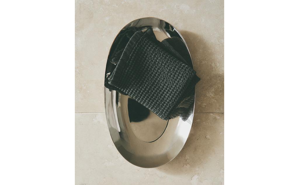 BANDEJA BAÑO METAL BRILLO BANDEJA BAÑO METAL BRILLO