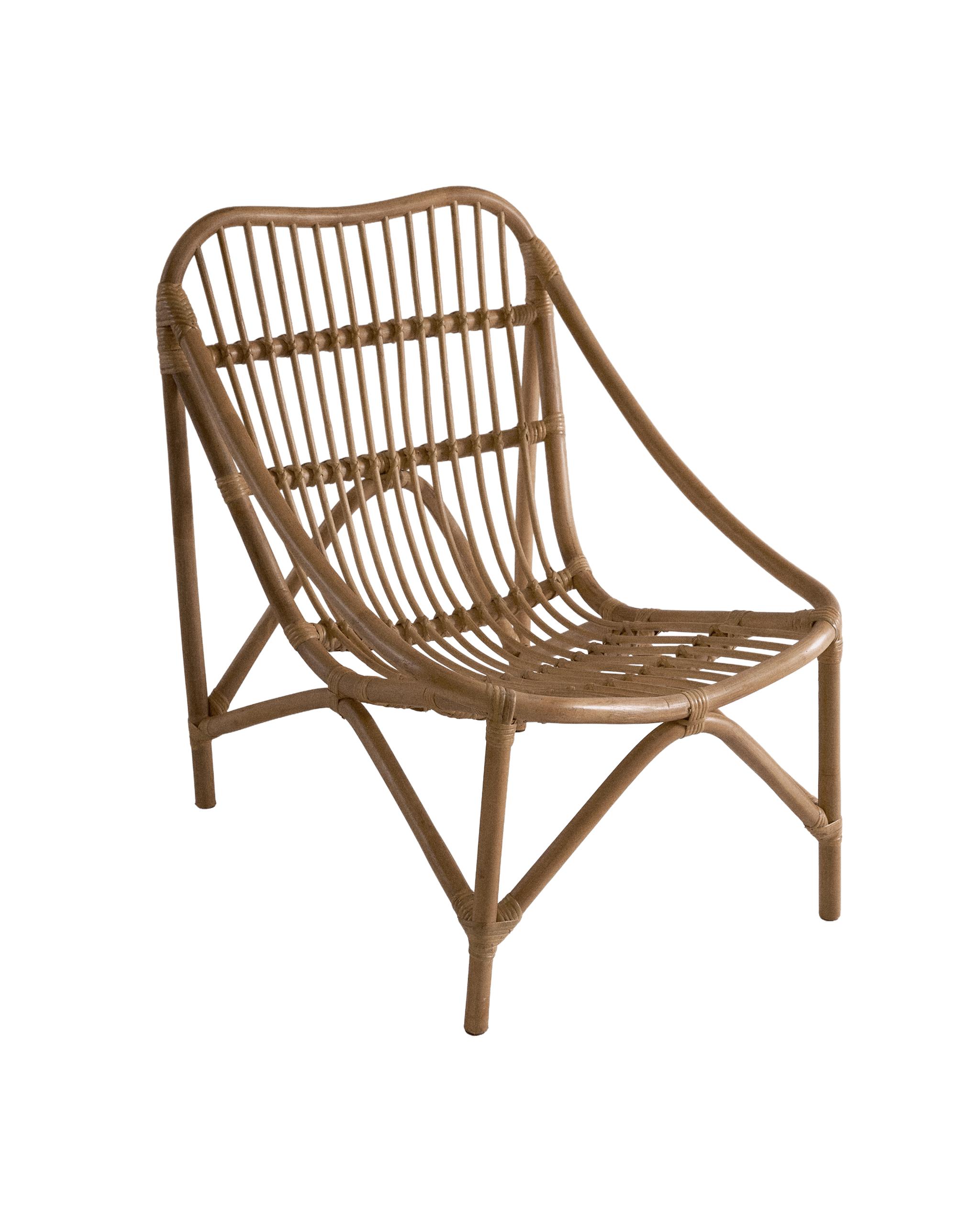 RATTAN ACCENT CHAIR AND CUSHION product thumbnail 9