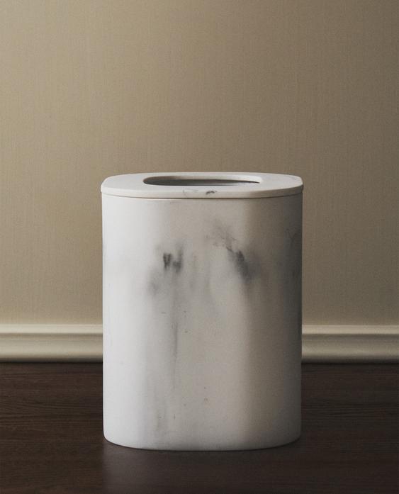 KÔŠ NA ODPADKY DO KÚPEĽNE S MRAMOROVÝM EFEKTOM