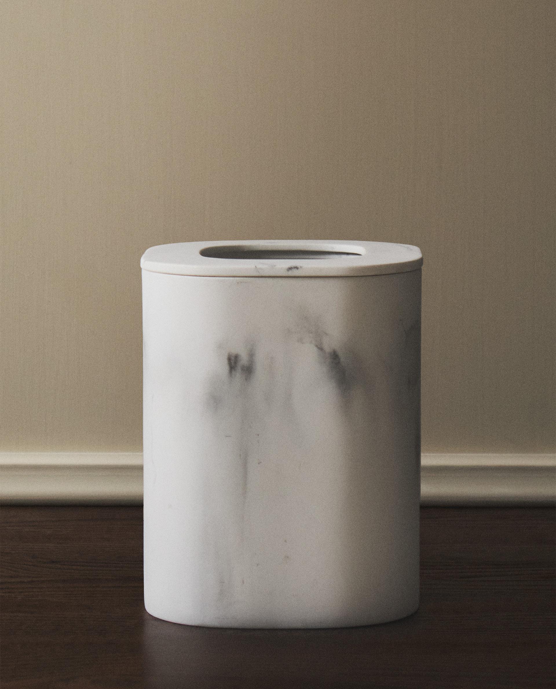 PAPELERA BAÑO EFECTO MÁRMOL PAPELERA BAÑO EFECTO MÁRMOL