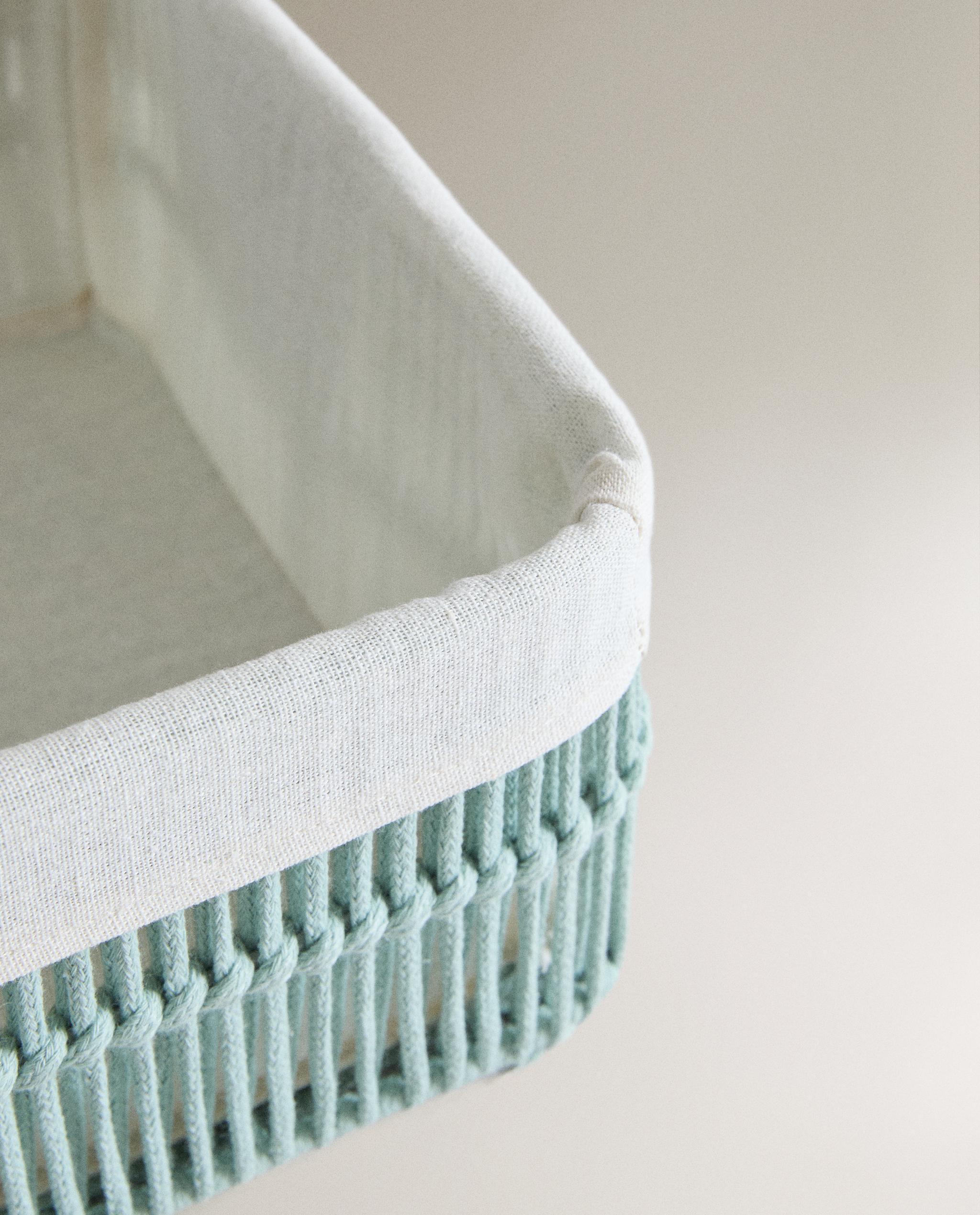 RECTANGULAR BASKET WITH COTTON LINING product thumbnail 6