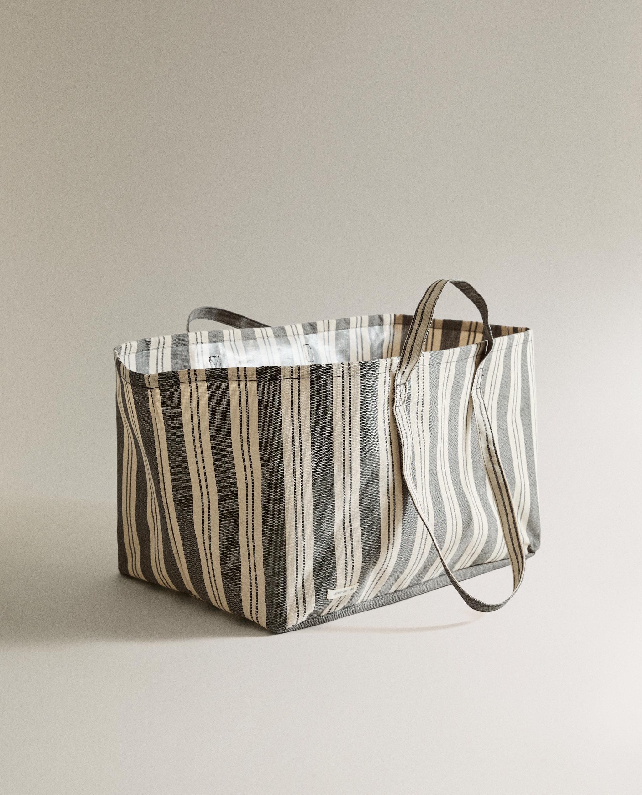 ストライプ コットン ランドリーバッグ | Zara Home 日本/Japan