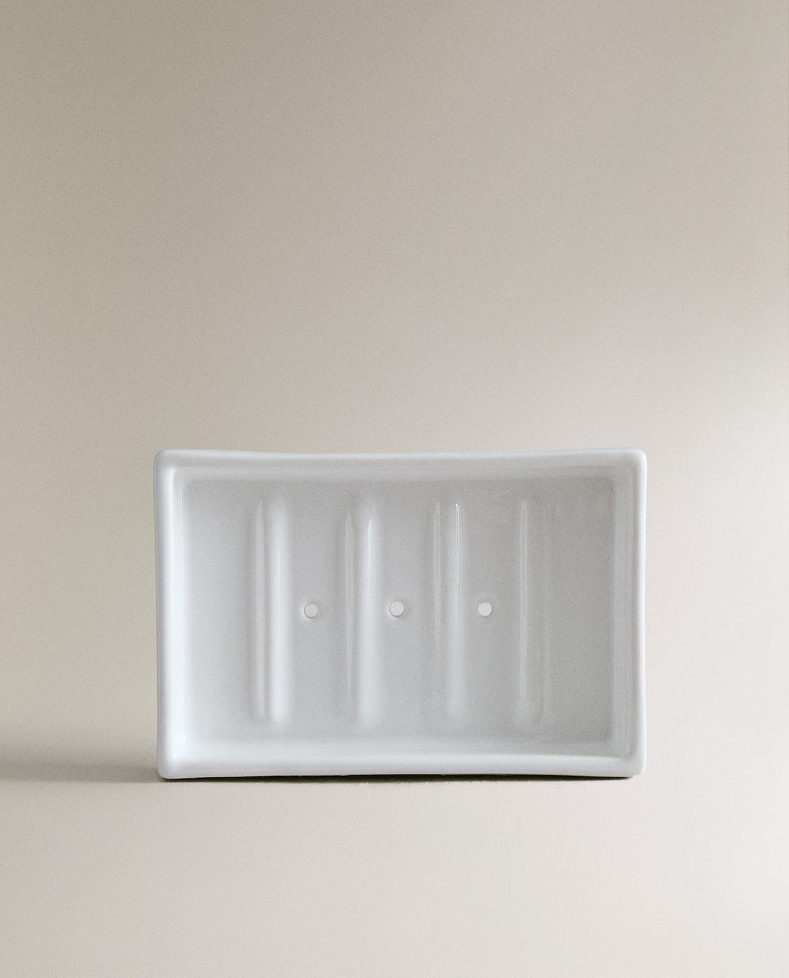 Adieu Amérique du Sud Whitney porte savon mural porcelaine Saga Haricots verts j