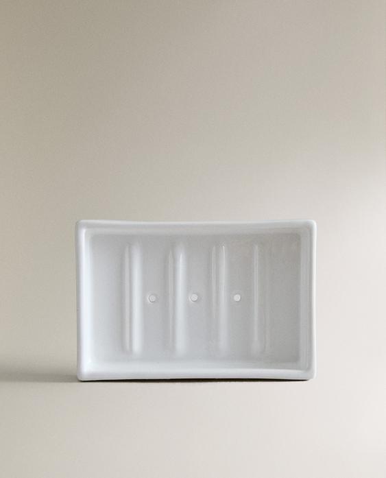 PORTE-SAVON SALLE DE BAIN FAÏENCE BLANCHE PORTE-SAVON SALLE DE BAIN FAÏENCE BLANCHE