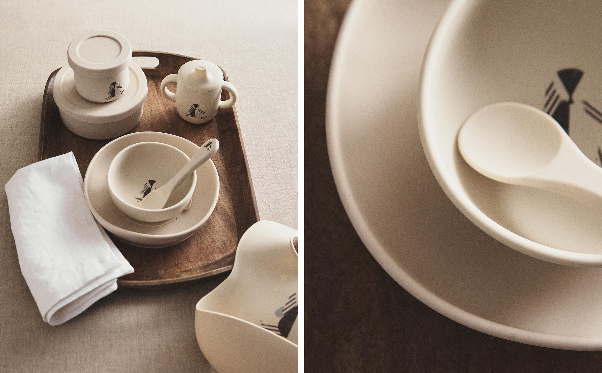 ДЕТСКИ СИЛИКОНОВ СЕРВИЗ СЪС ЗАЙЧЕ