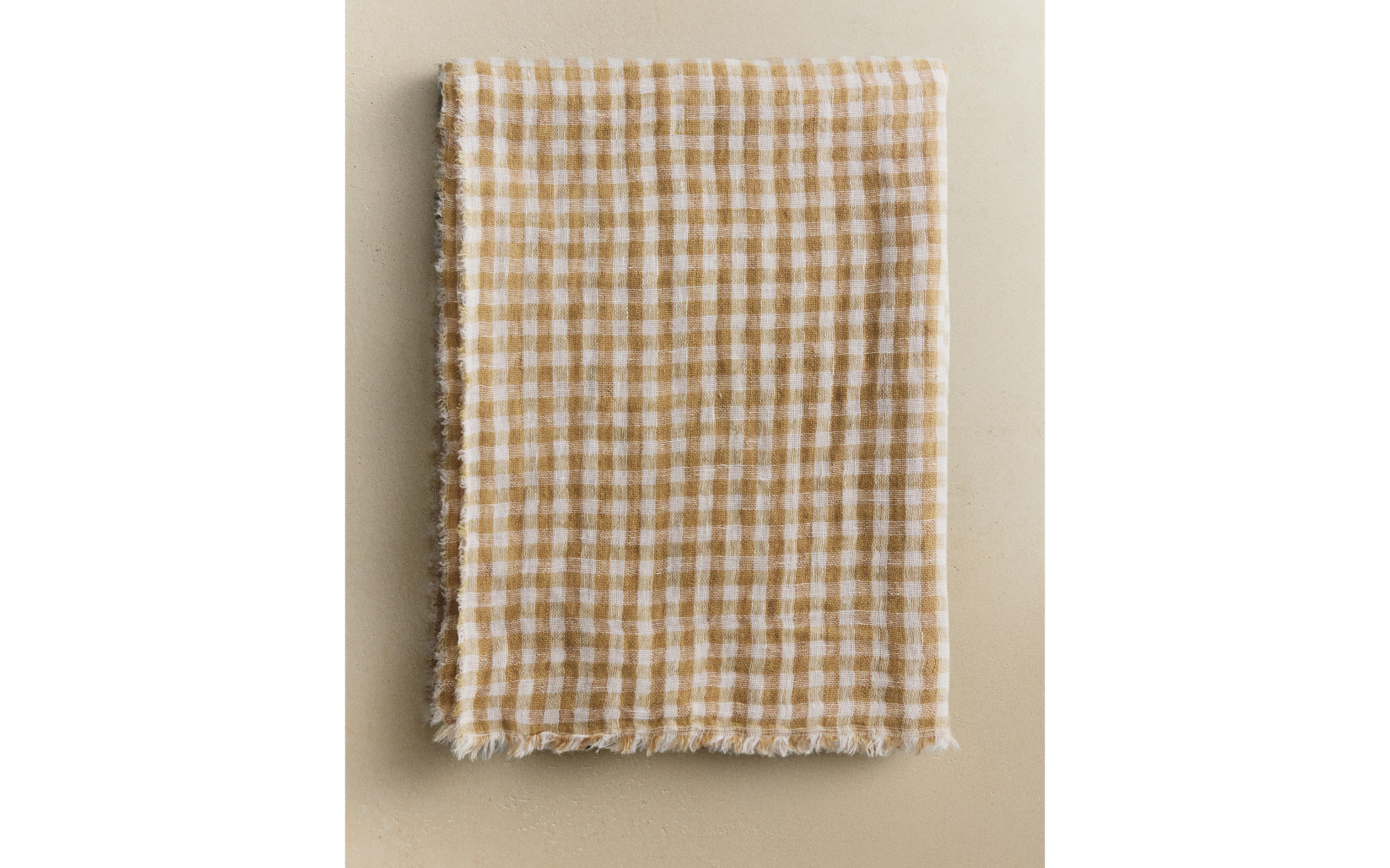 ZARA HONE コットン ベッドブランケット 220×240 cm リバーシブル コットン ブランケット | Zara Home 日本/Japan