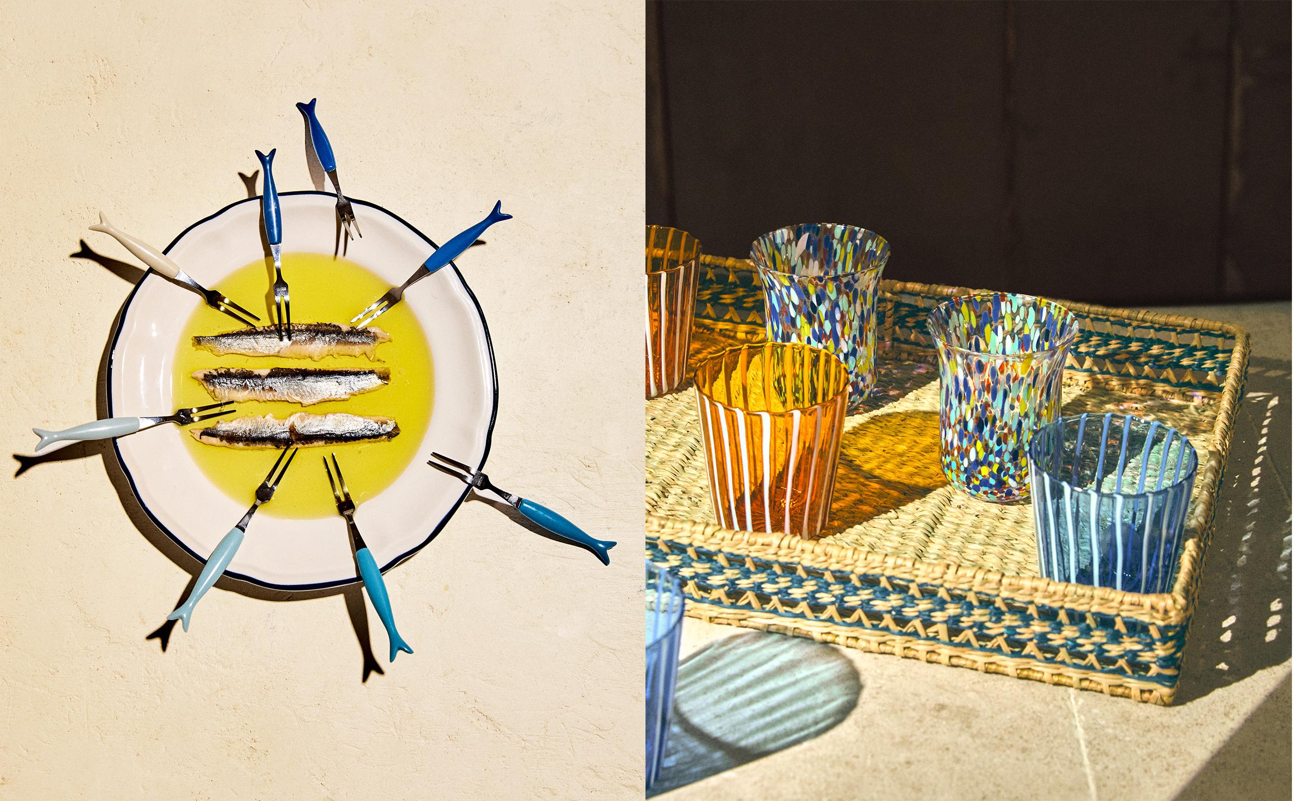 DINNER SETS, GLASSWARE AND TABLE ACCESSORIES