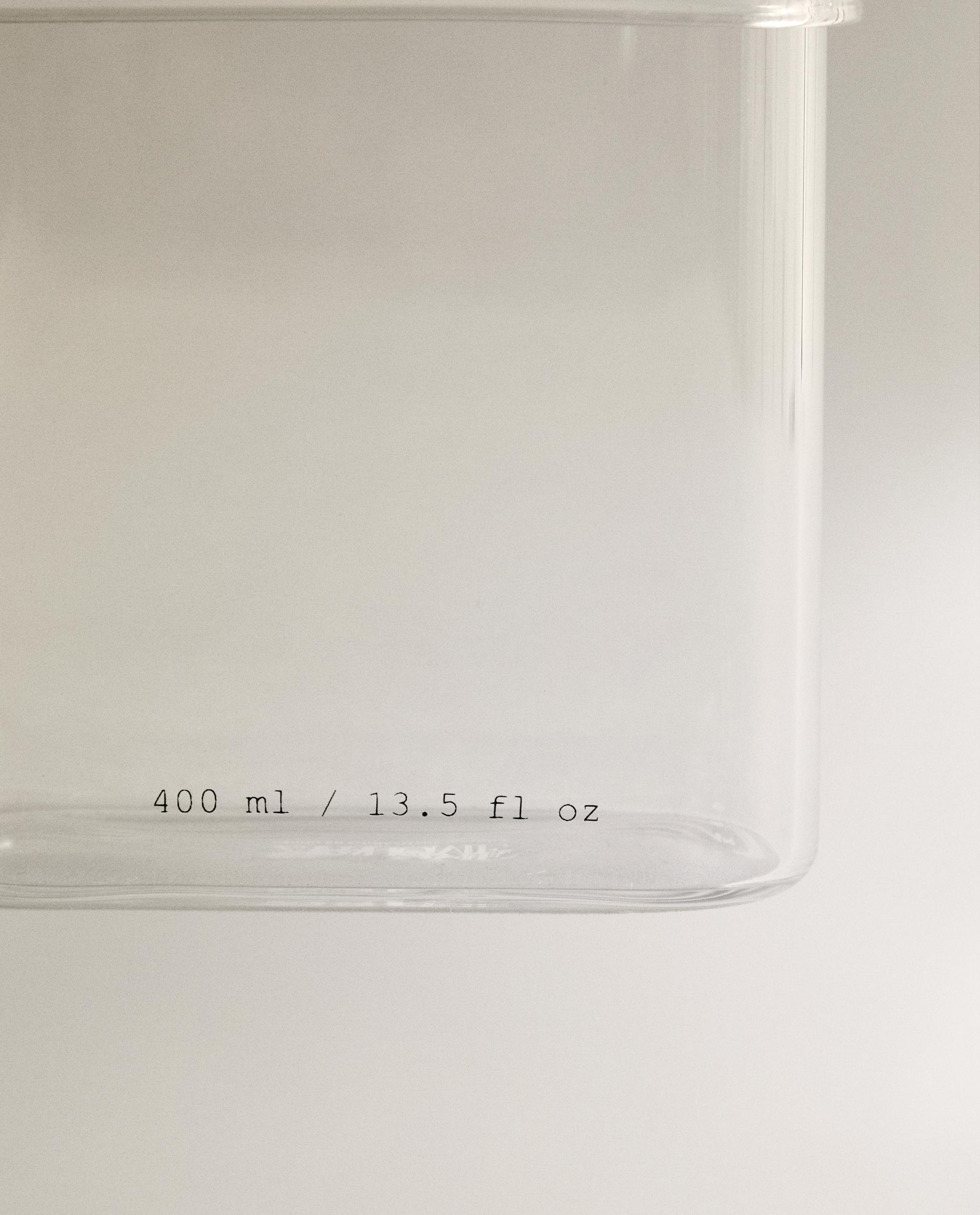 BOROSILICATE BATHROOM ORGANISER JAR WITH LETTERS product thumbnail 2