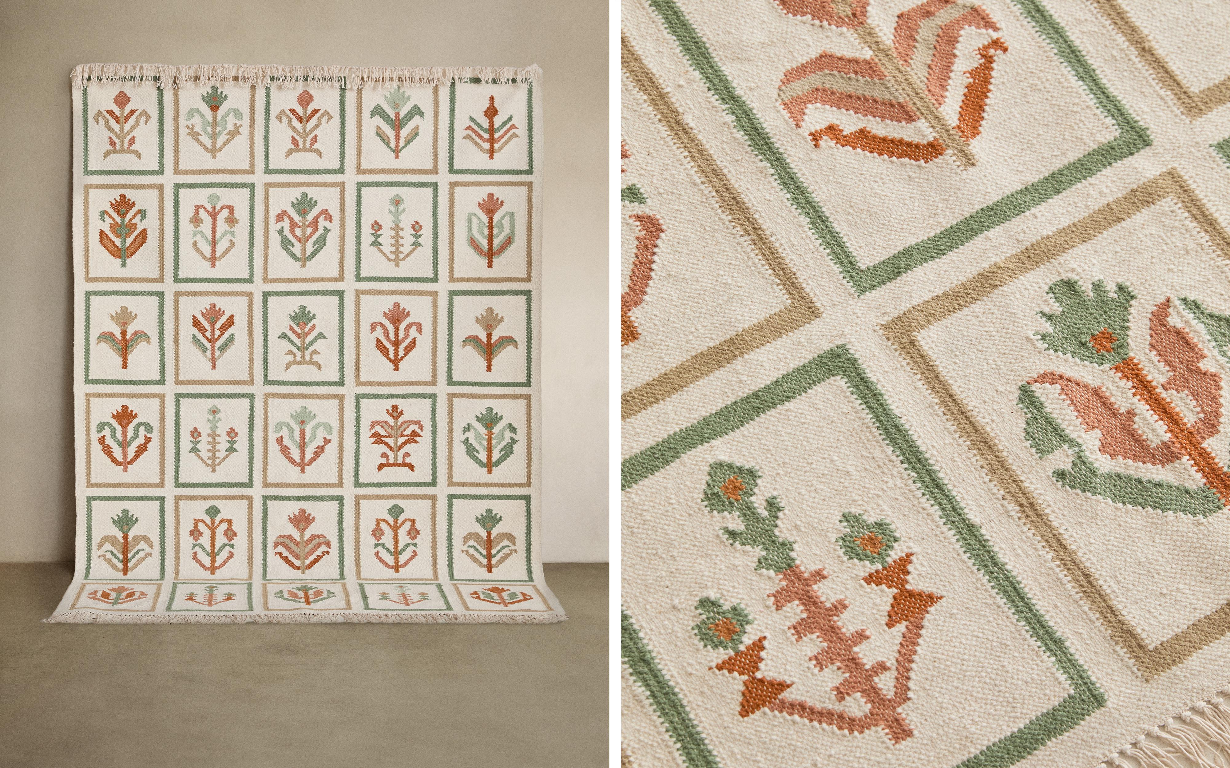 FLORAL WOOL RUG product thumbnail 11