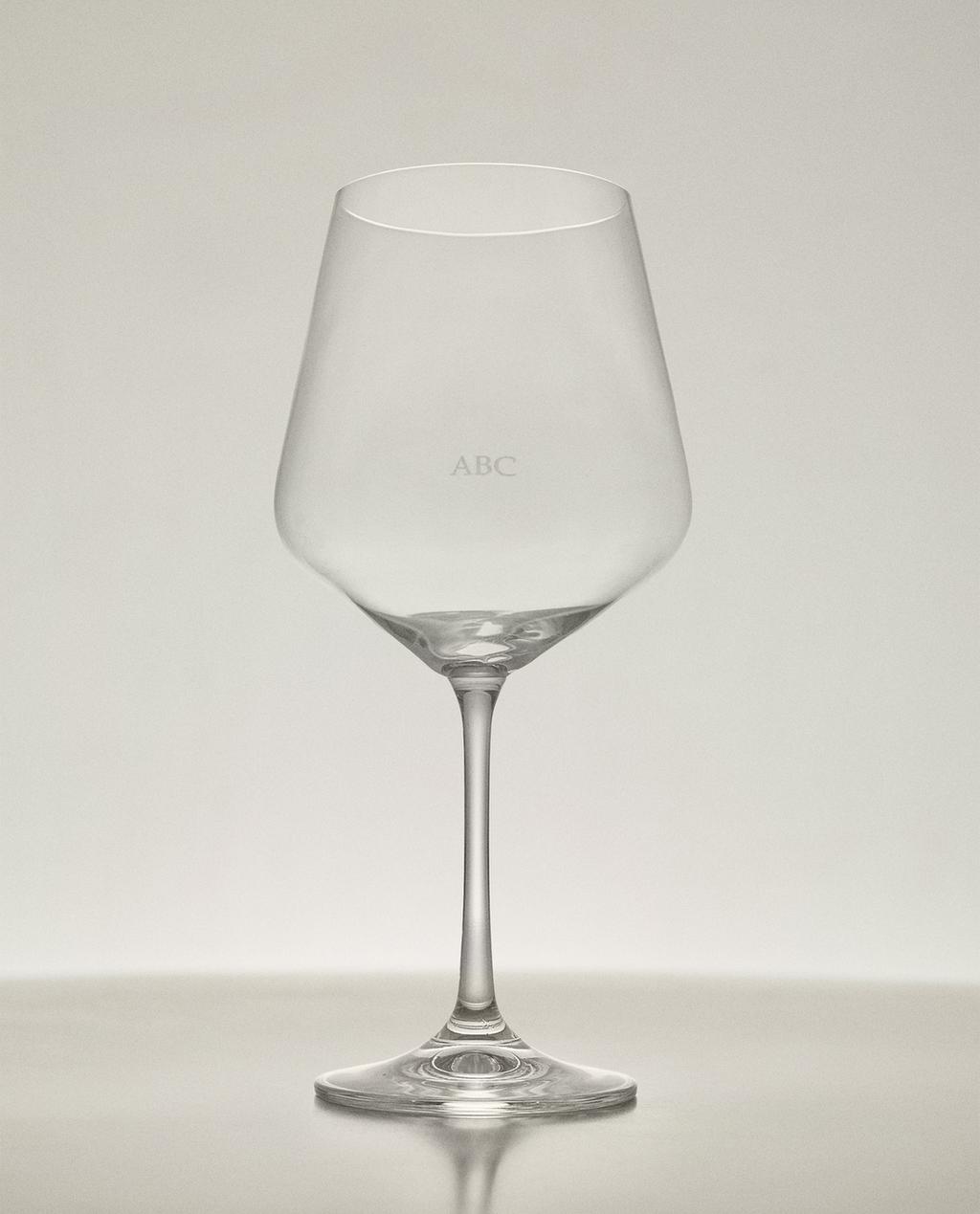 VELKÁ SKLENICE NA VÍNO BOHEMIA CRYSTAL