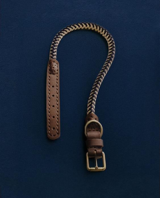 COLEIRA DE CORDA COLORIDA CÃES