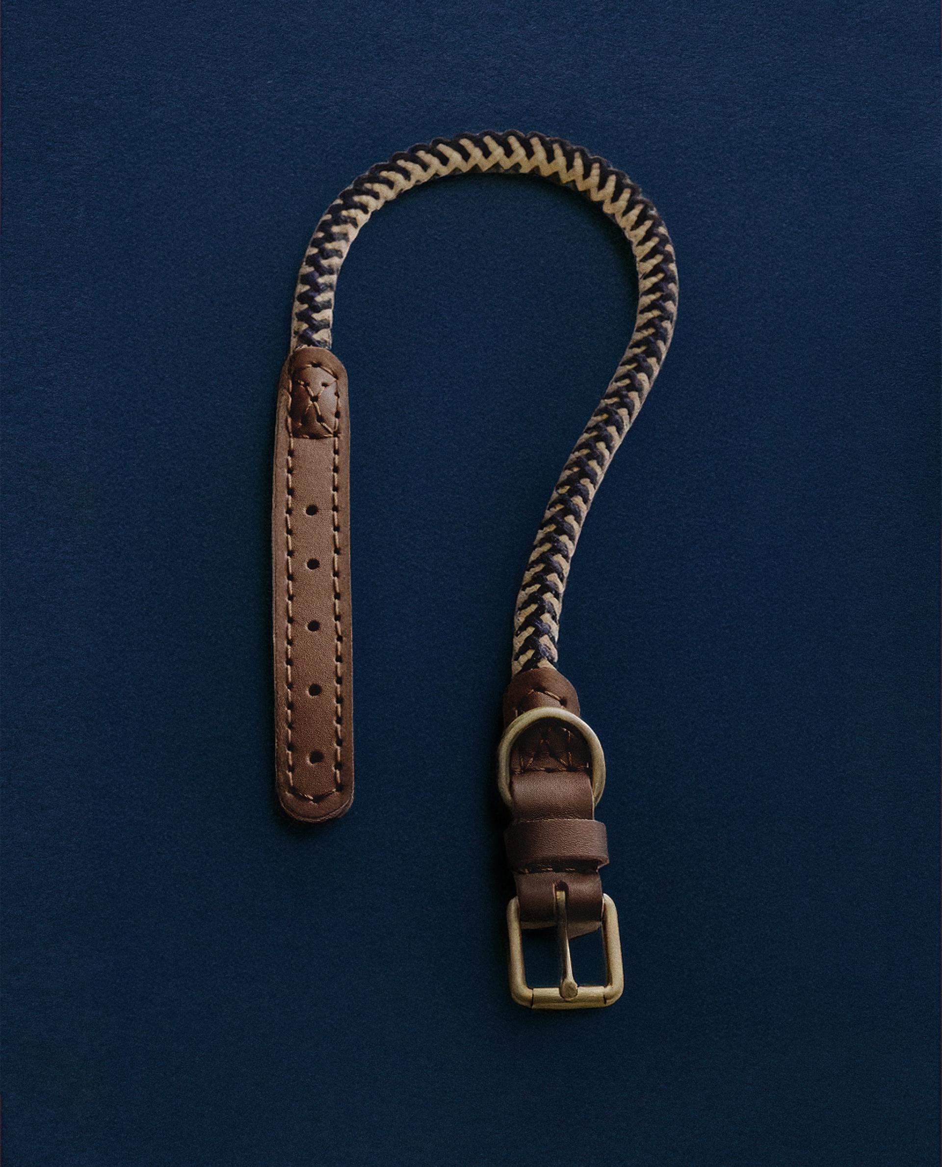 COLEIRA DE CORDA PARA ANIMAIS DE ESTIMAÇÃO COLEIRA DE CORDA PARA ANIMAIS DE ESTIMAÇÃO