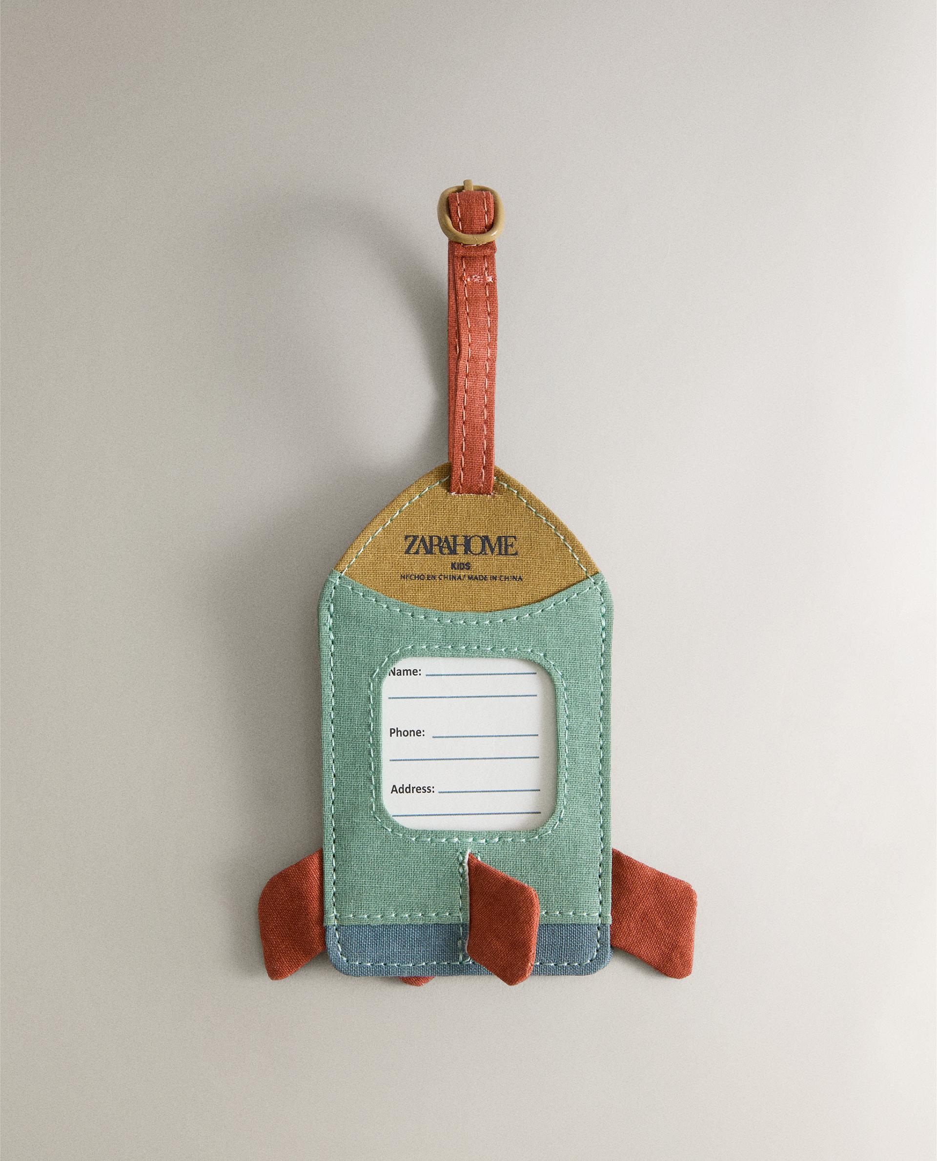 CHILDREN S ROCKET LUGGAGE TAG