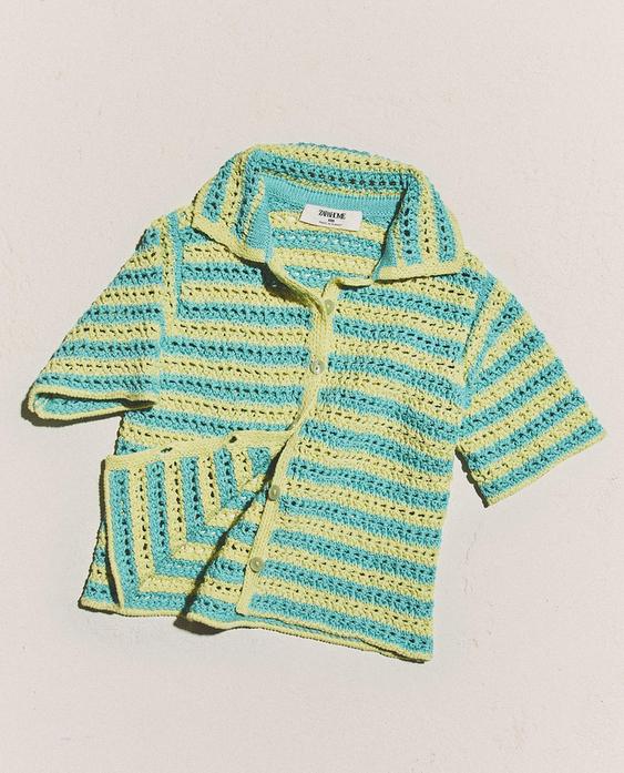 KIDS' CROCHET BEACH SHIRT