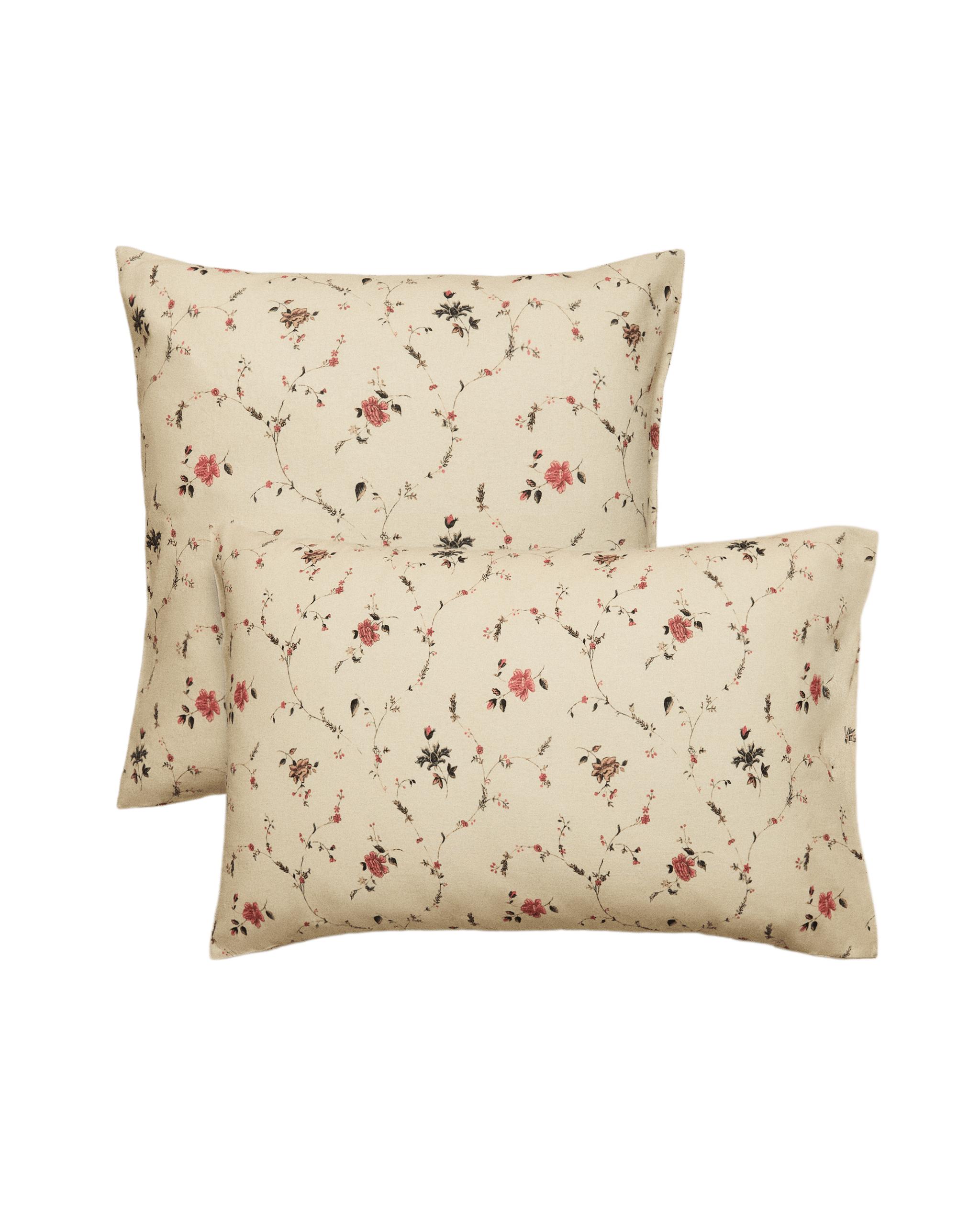 FLORAL PRINT COTTON LINEN PILLOWCASE | KATHARINE POLE product thumbnail 6