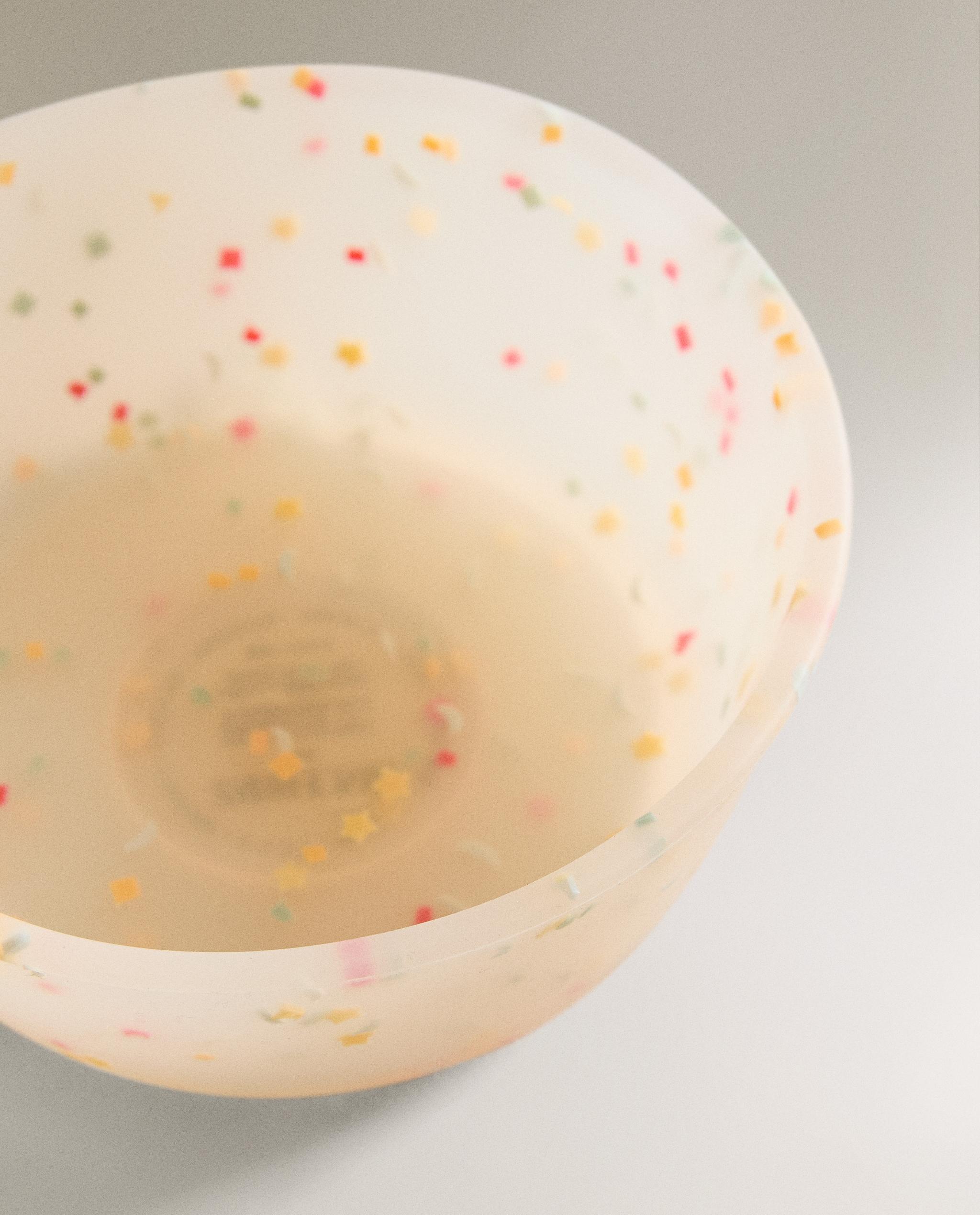 KIDS’ CONFETTI SILICONE DINNER SET product thumbnail 14