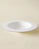 PLATO HONDO BONE CHINA FILO NEGRO