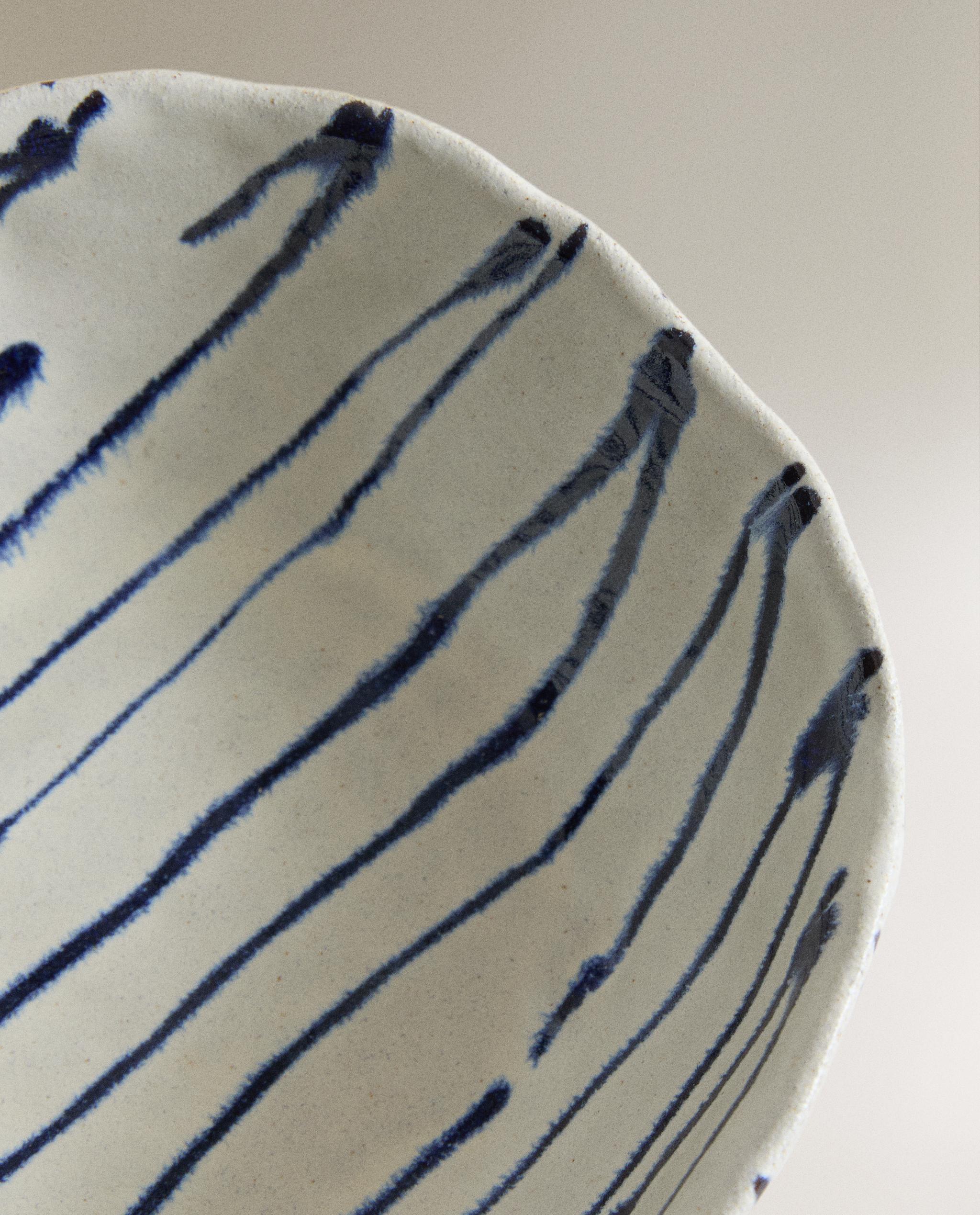 STRIPED EARTHENWARE BOWL product thumbnail 5