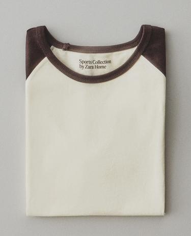 TWO-TONE COTTON T-SHIRT