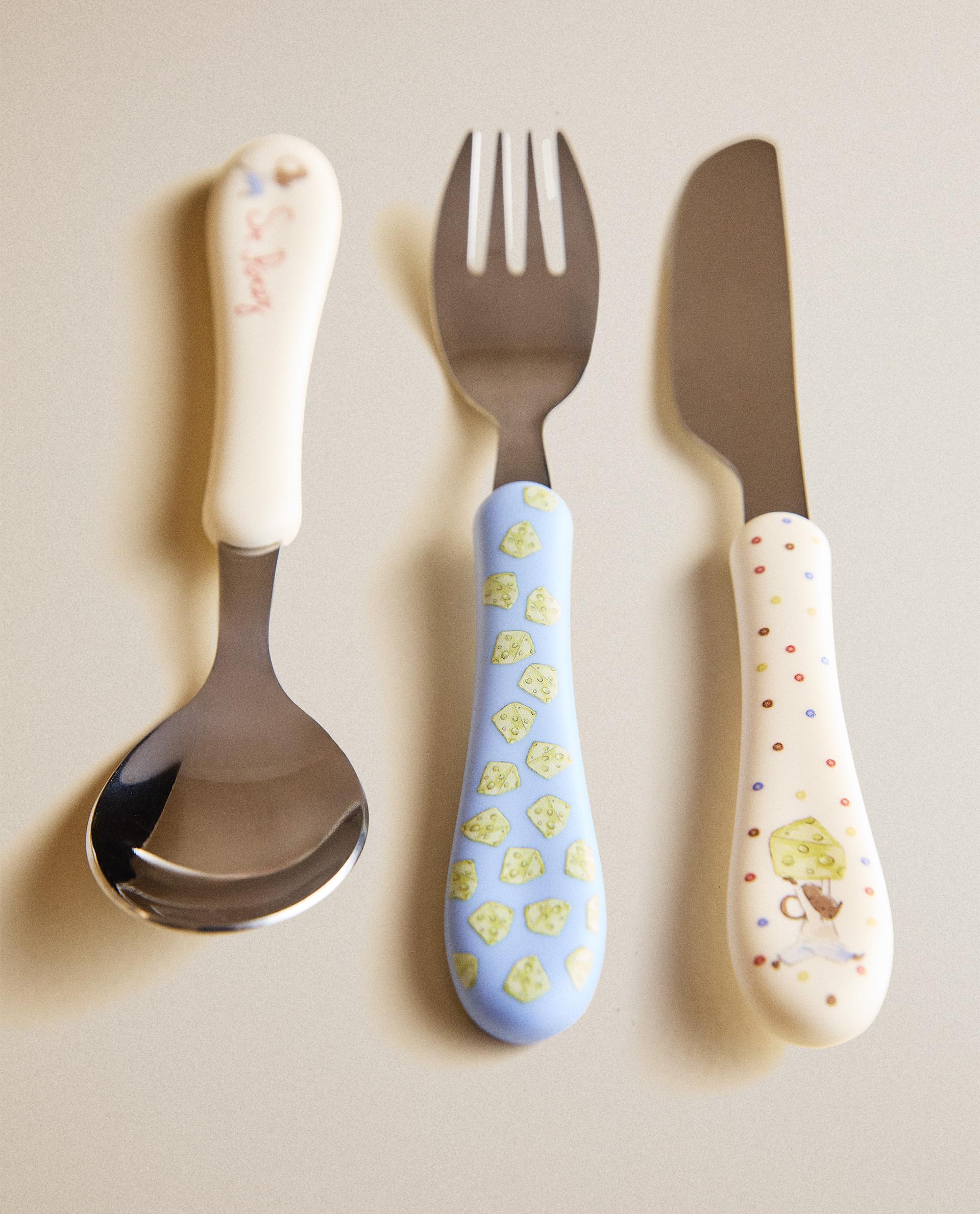 KIDS CERAMIC MR. PÉREZ FLATWARE SET KIDS CERAMIC MR. PÉREZ FLATWARE SET