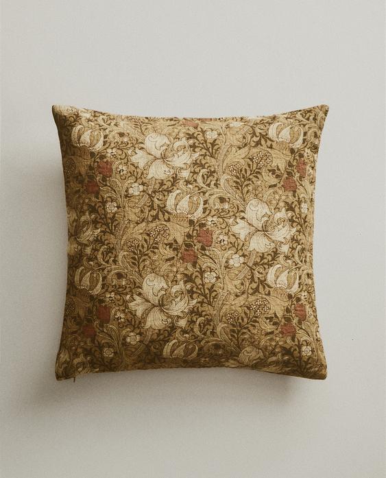 MORRIS & CO. LINEN CUSHION COVER MORRIS & CO. LINEN CUSHION COVER