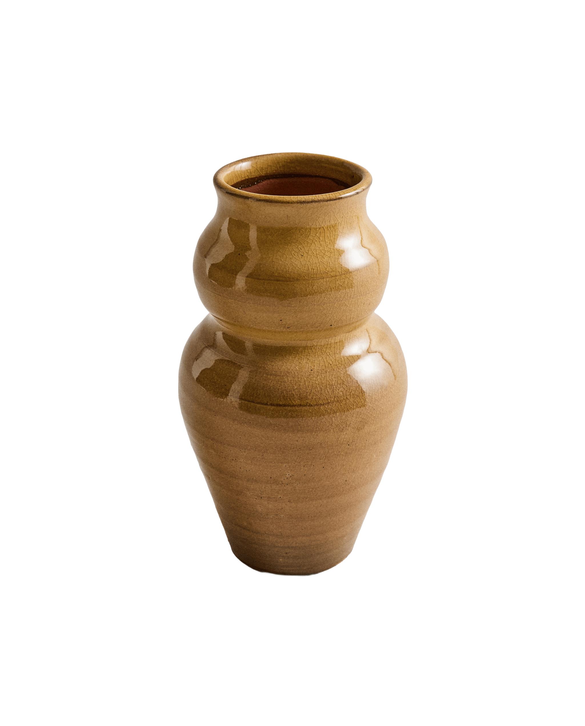 DECORATIVE HULU-SHAPED CERAMIC VASE product thumbnail 6