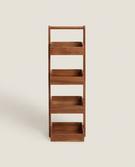 Acacia Wood Storage Unit with 4 Compartments