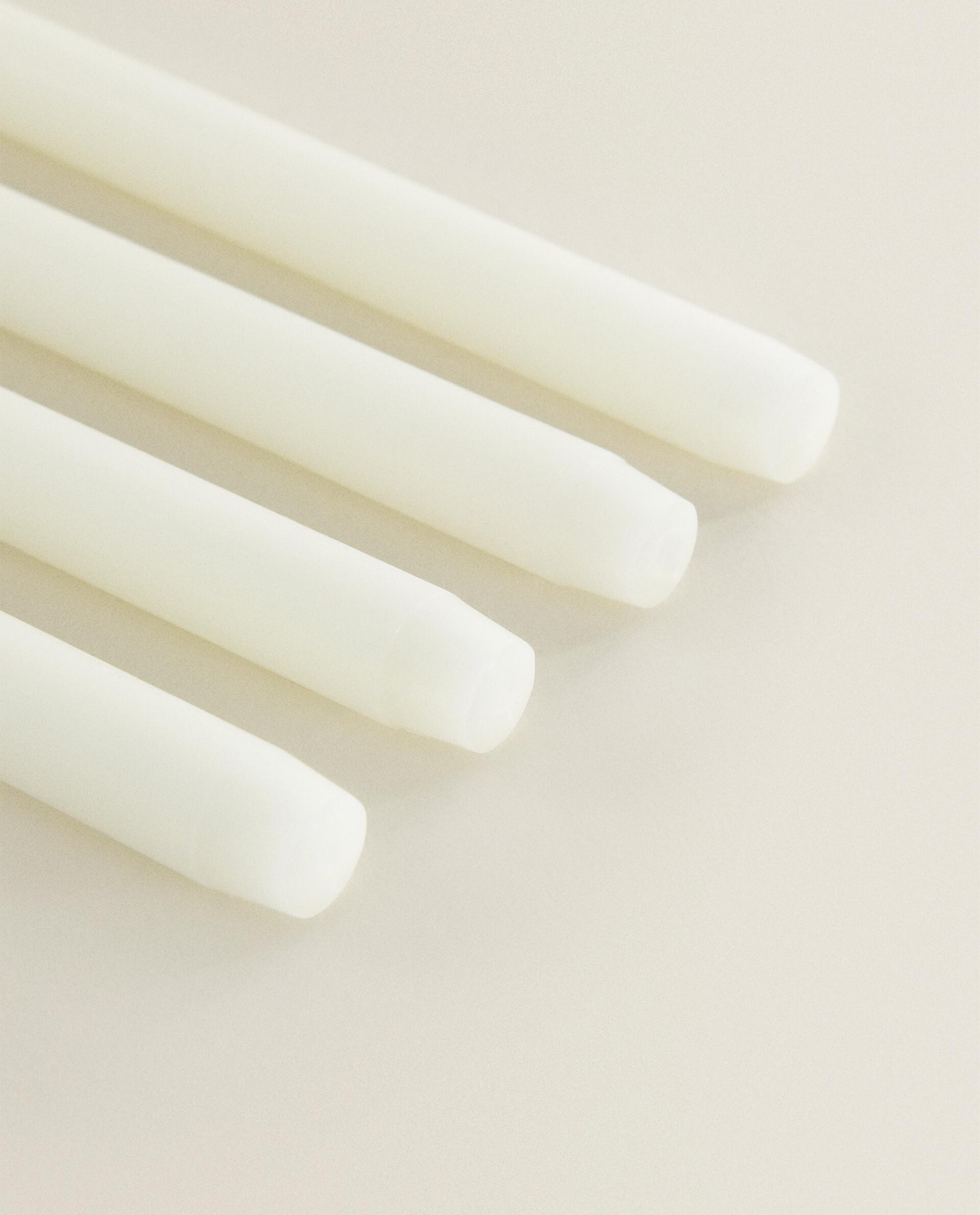 PACK OF LONG DECORATIVE CYLINDRICAL CANDLES (PACK OF 4) product thumbnail 18