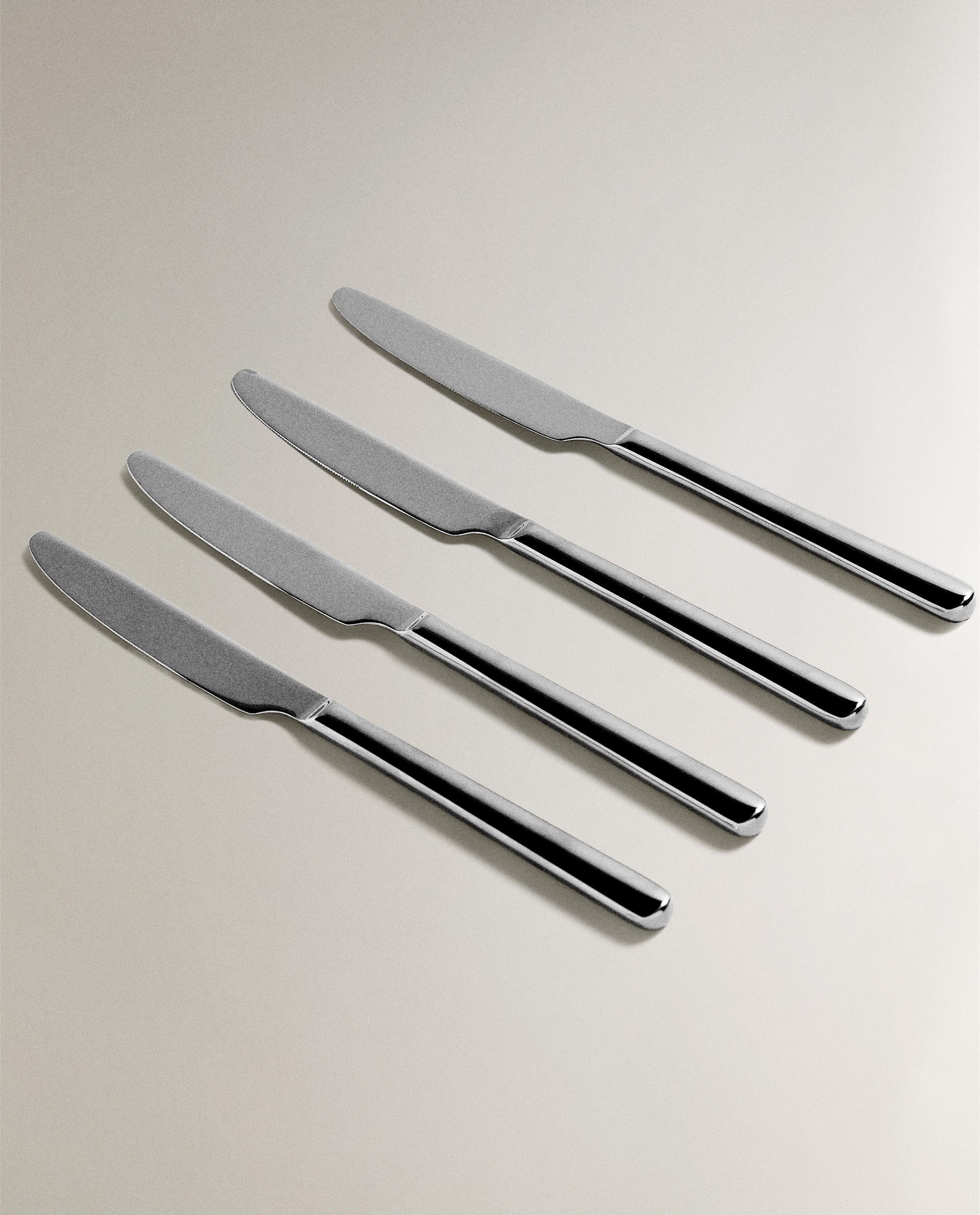PACK OF SHINY STEEL KNIVES (PACK OF 4) product thumbnail 7