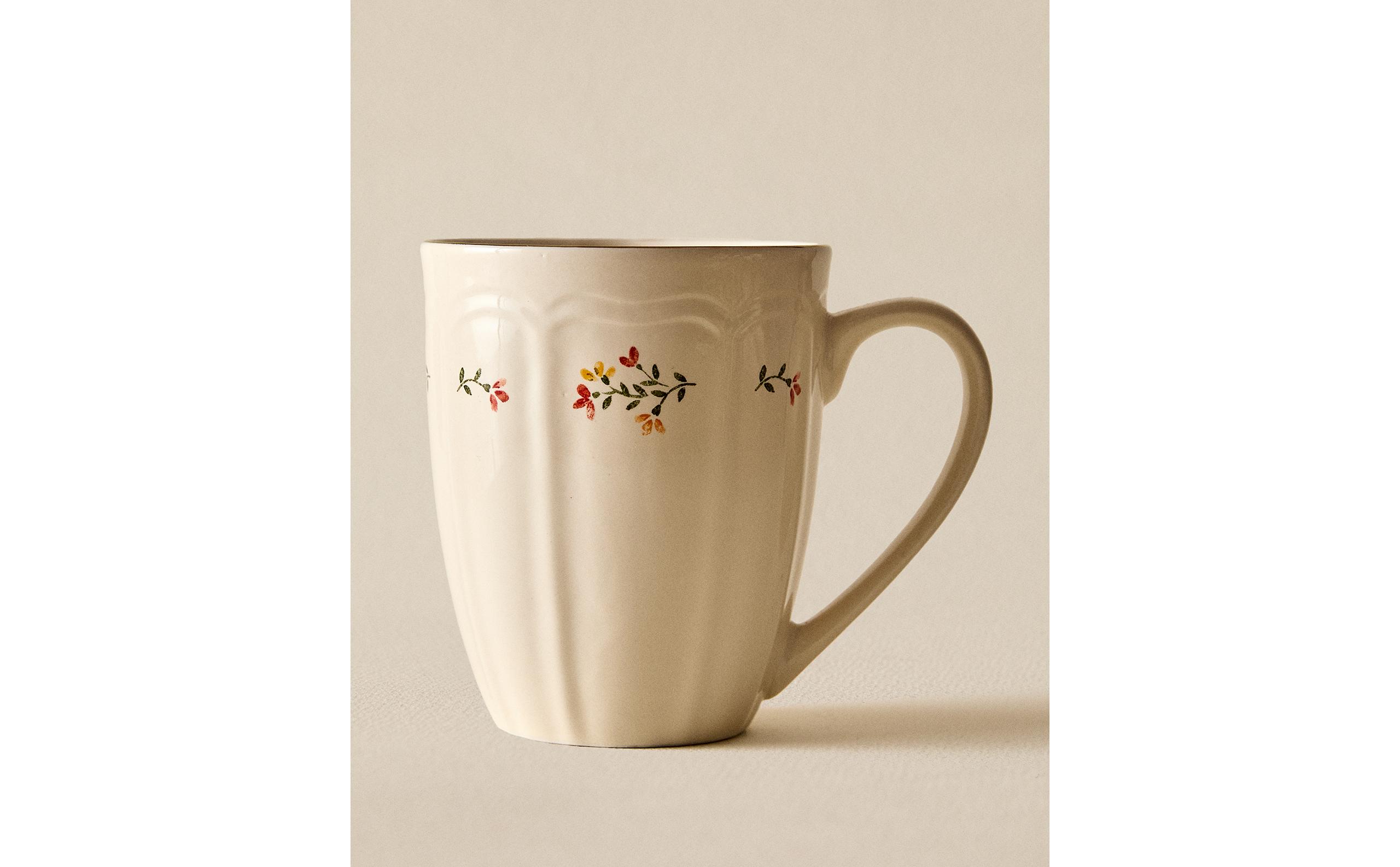 【未使用】 フローラルタペストリー マグカップ プレートセット フローラル ポーセリン マグカップ | Zara Home 日本/Japan