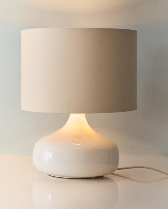 LAMPADA TAVOLO BASE CERAMICA