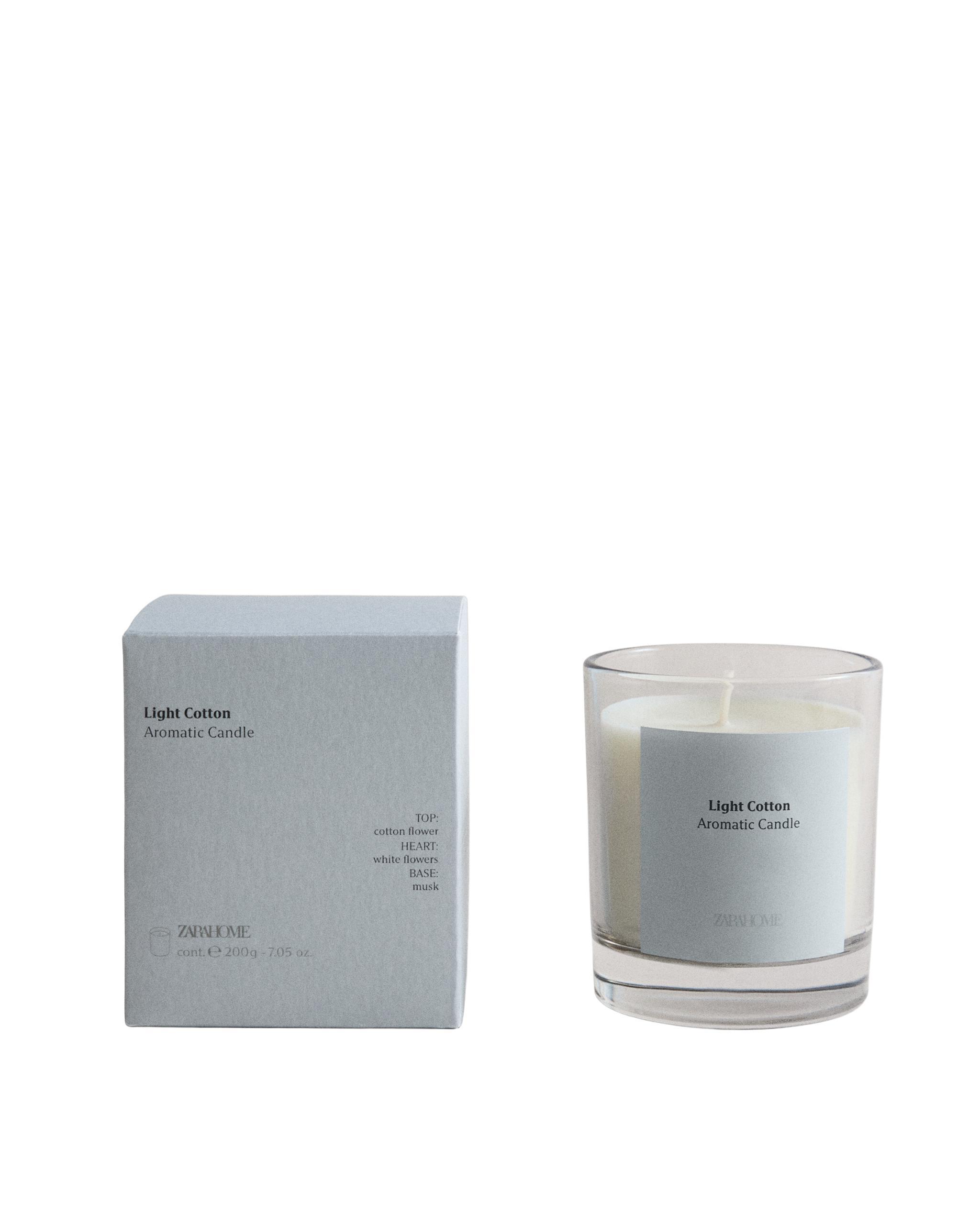 (200 G) LIGHT COTTON SCENTED CANDLE product thumbnail 5