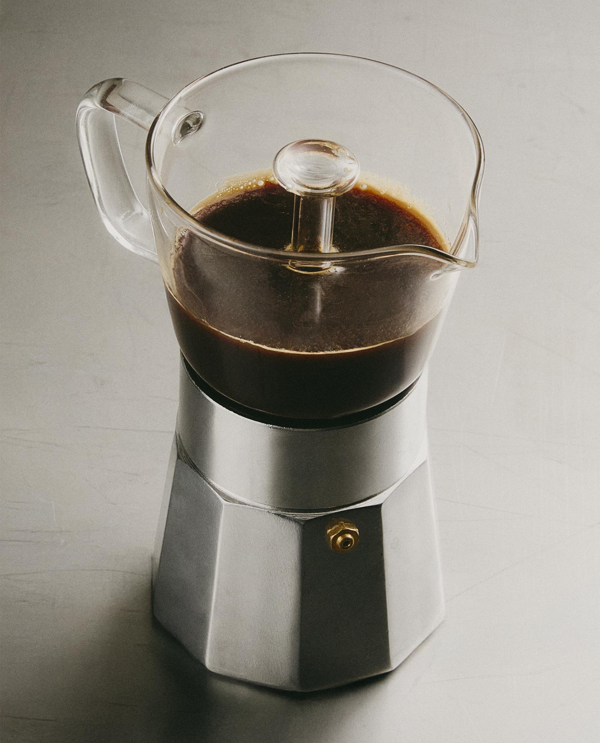 ITALIAN BOROSILICATE GLASS COFFEE MAKER 6 CUPS | Zara Home Canada